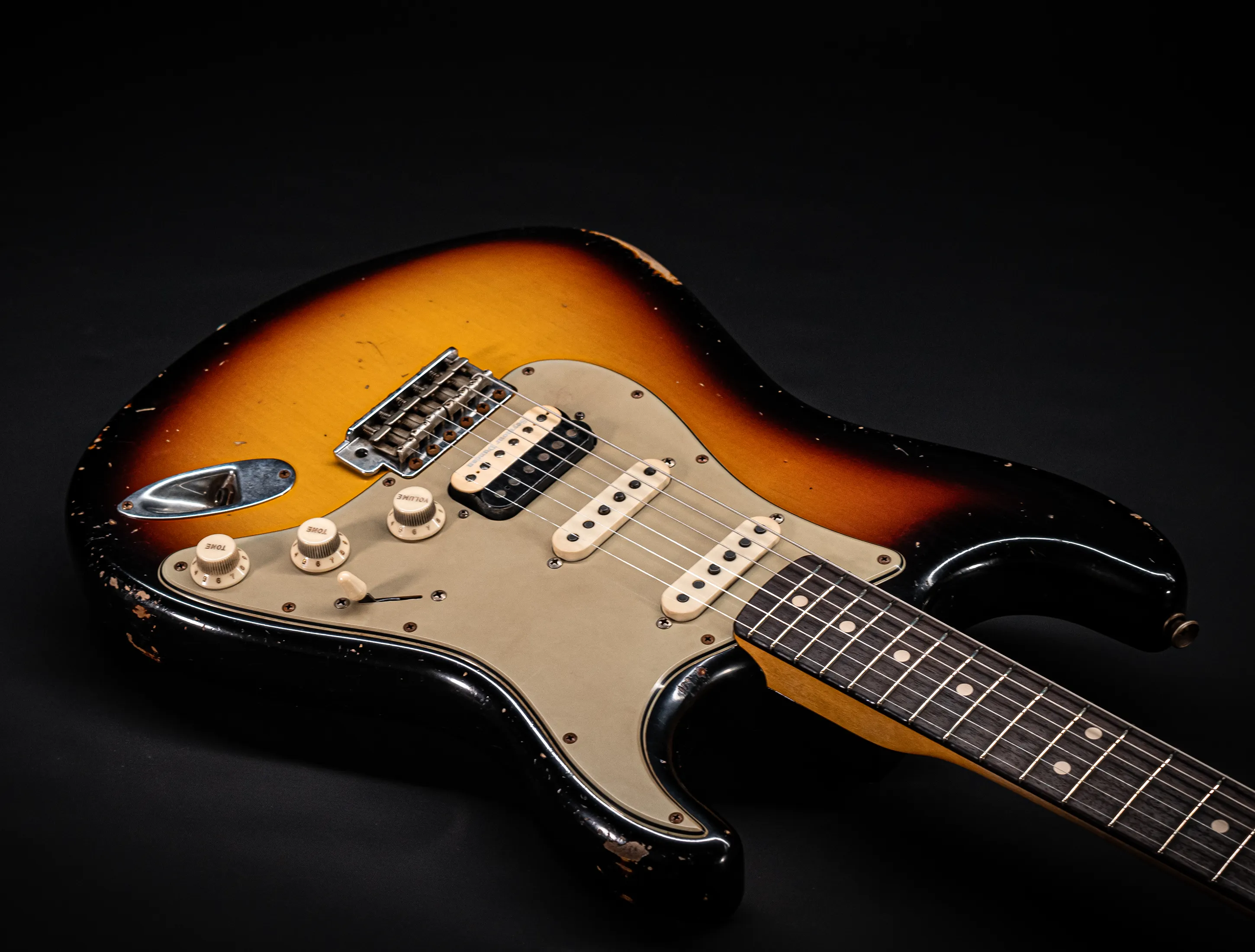 Fender Senior Masterbuilt Todd Krause 1963 Humbucker Stratocaster Relic - Sunburst