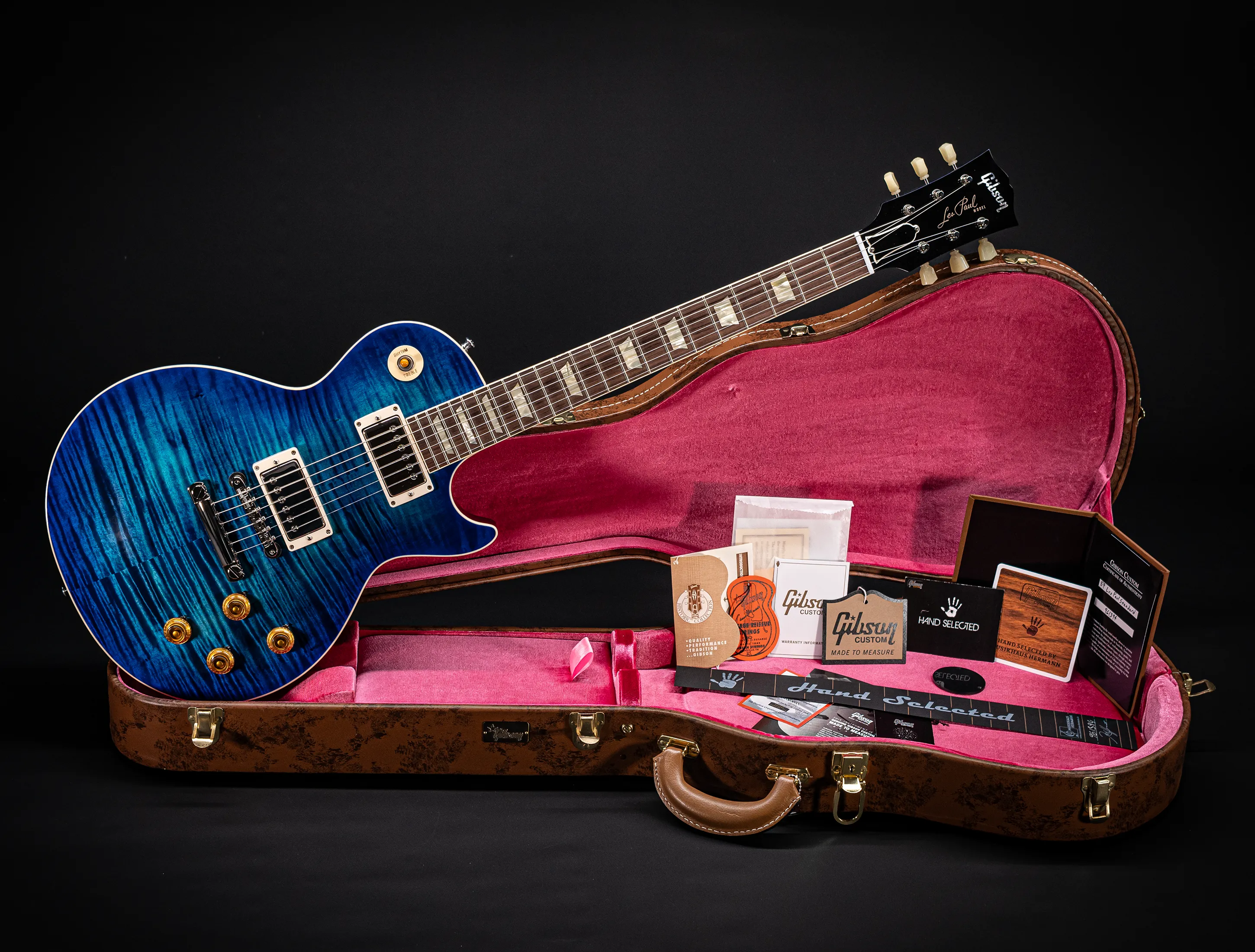 Gibson Les Paul 1959 Reissue Factory Special GLOSS - Nordic Blue Burst