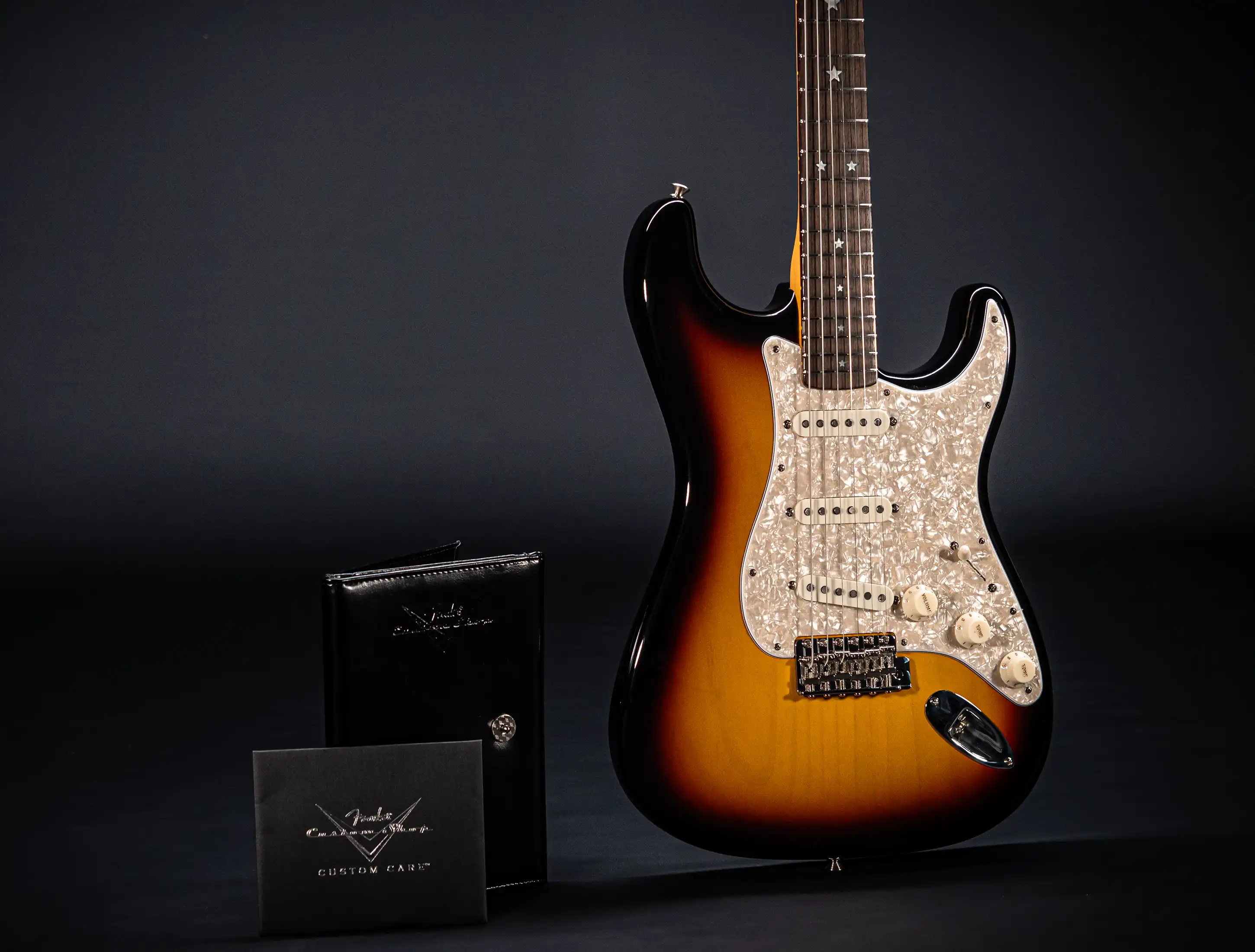 Fender MBD Limited 60s STARS Stratocaster NOS flame Neck - Sunburst