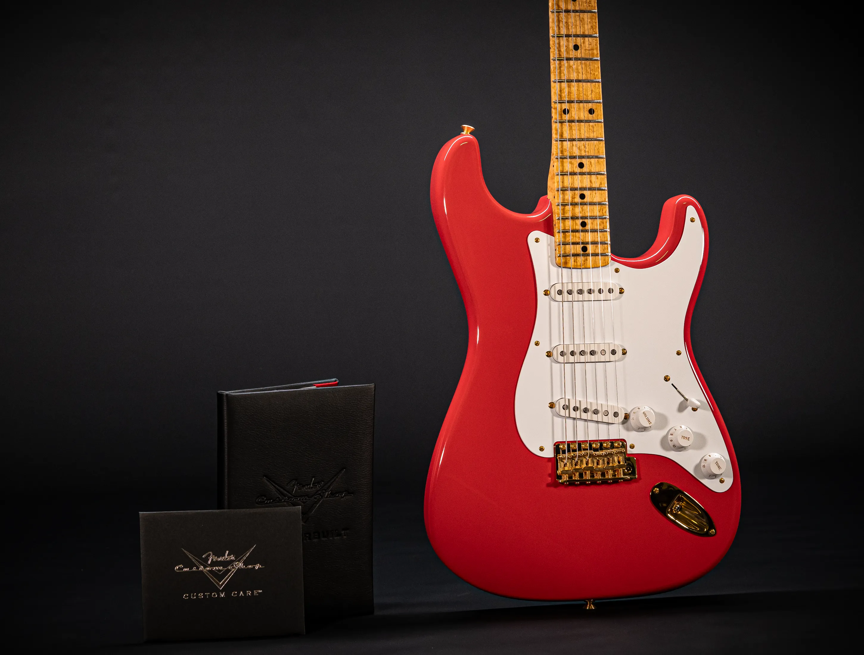 Fender Masterbuilt Greg Fessler 1957 Stratocaster NOS - 4A BIRDSEYE fiesta red
