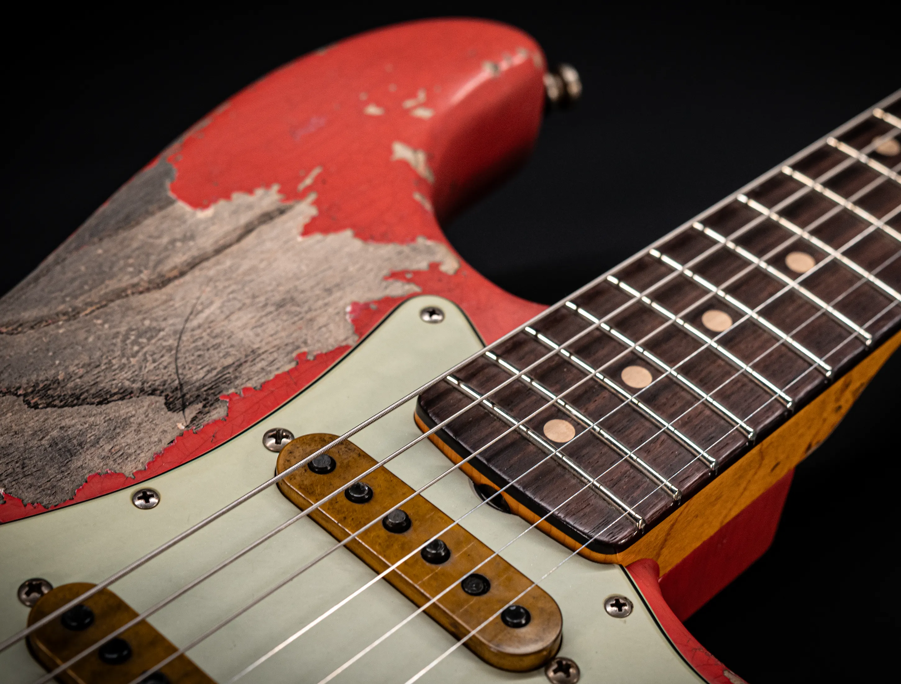 Fender MBD II 1962 Stratocaster MIDAS Super Heavy Relic - ASH Body Fiesta Red