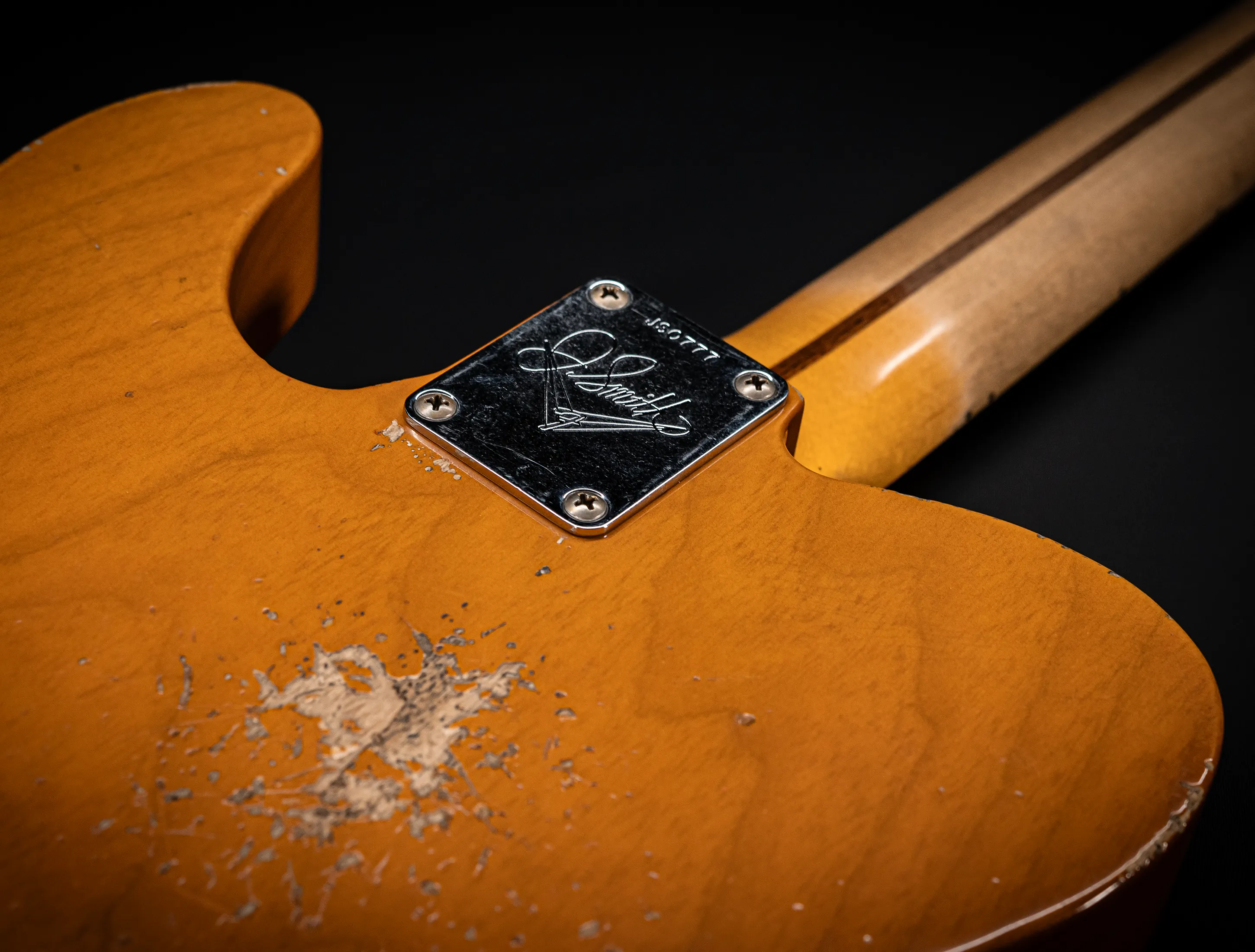Fender Senior Masterbuilt Jason Smith 1952 Telecaster Relic - 1pc Ash Butterscotch Blonde