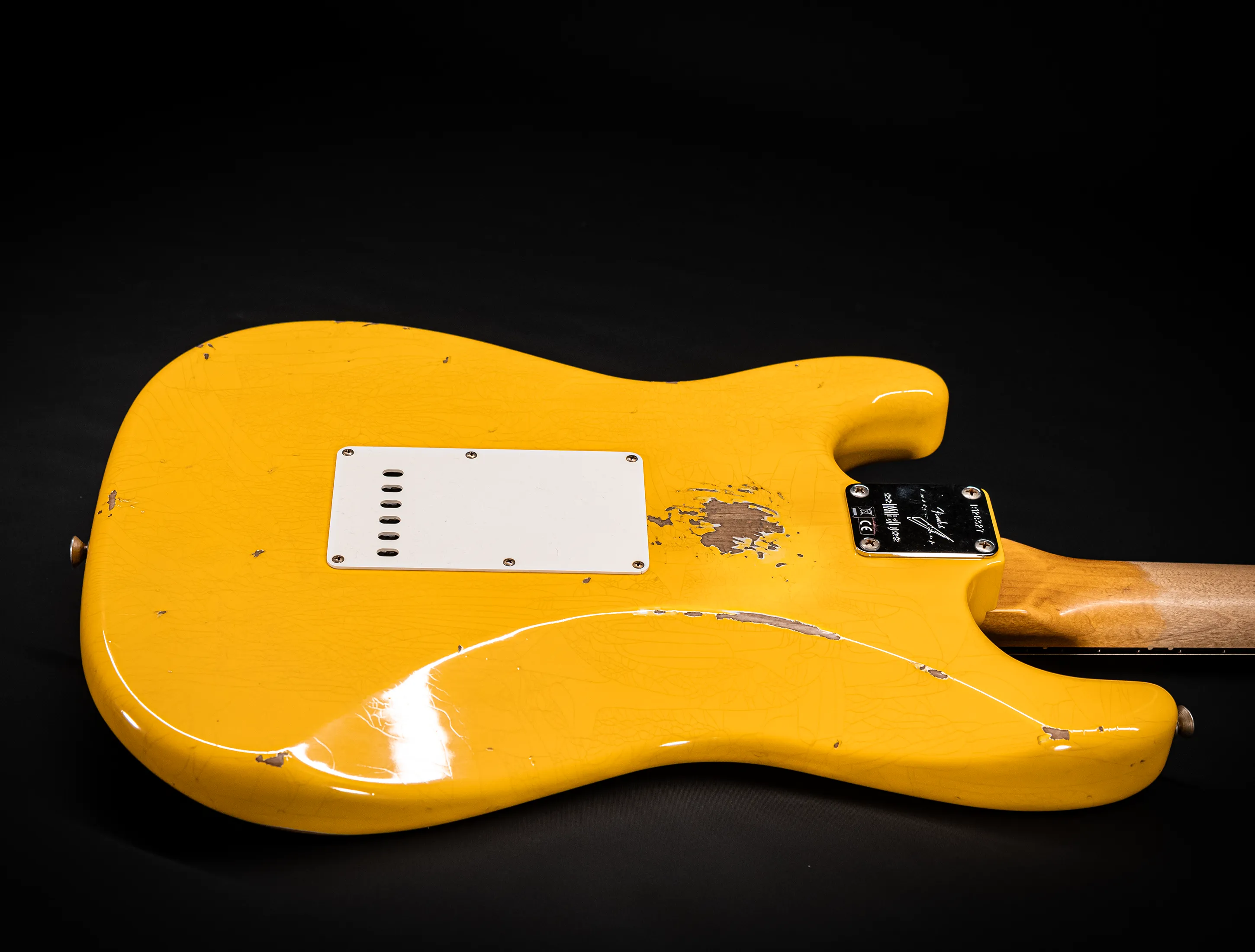 Fender MBD 1963 Stratocaster Between Relic & Heavy Relic - Aged Graffity Yellow