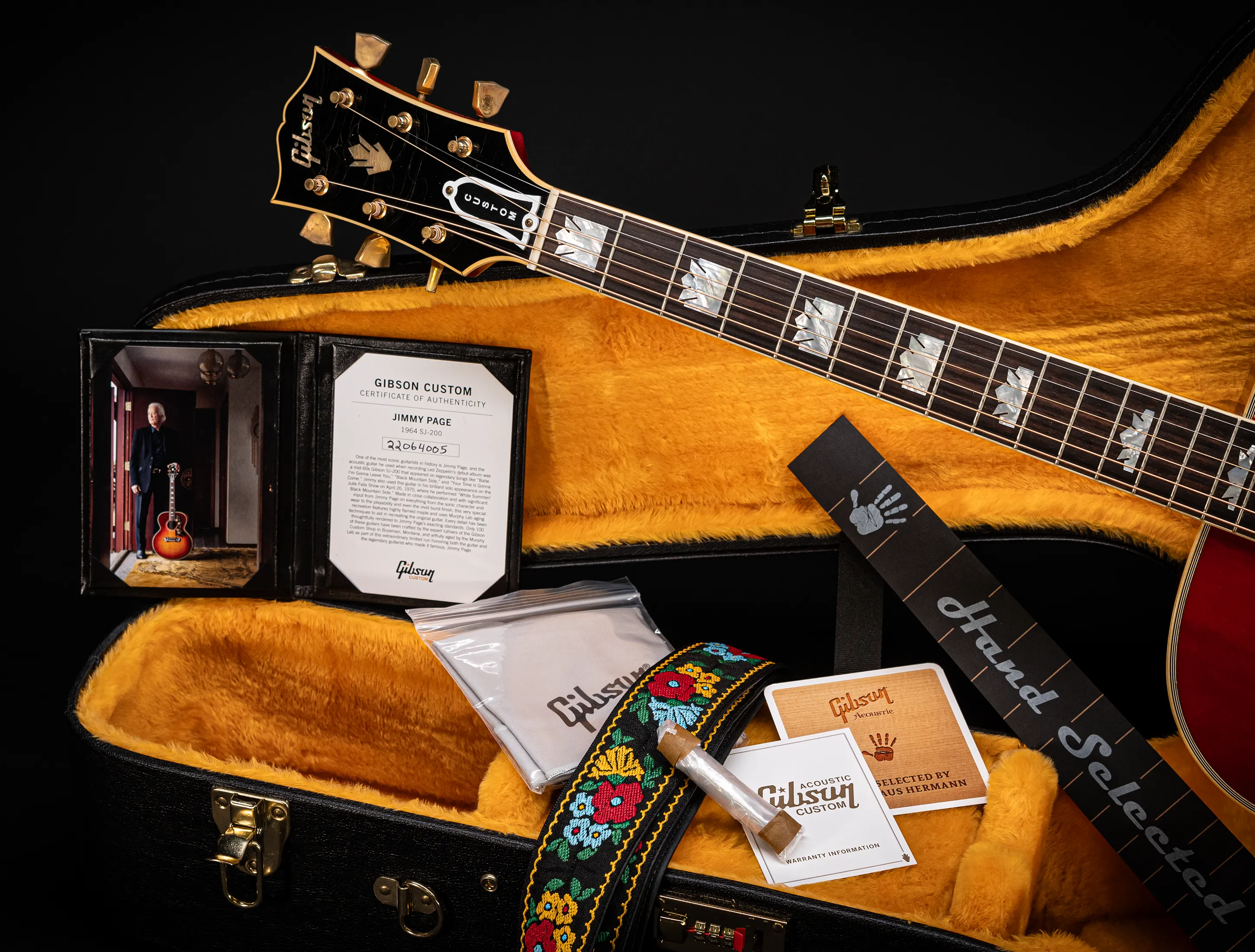 a171996 Gibson Jimmy Page 1964 SJ200 Signed - Musikhaus Hermann