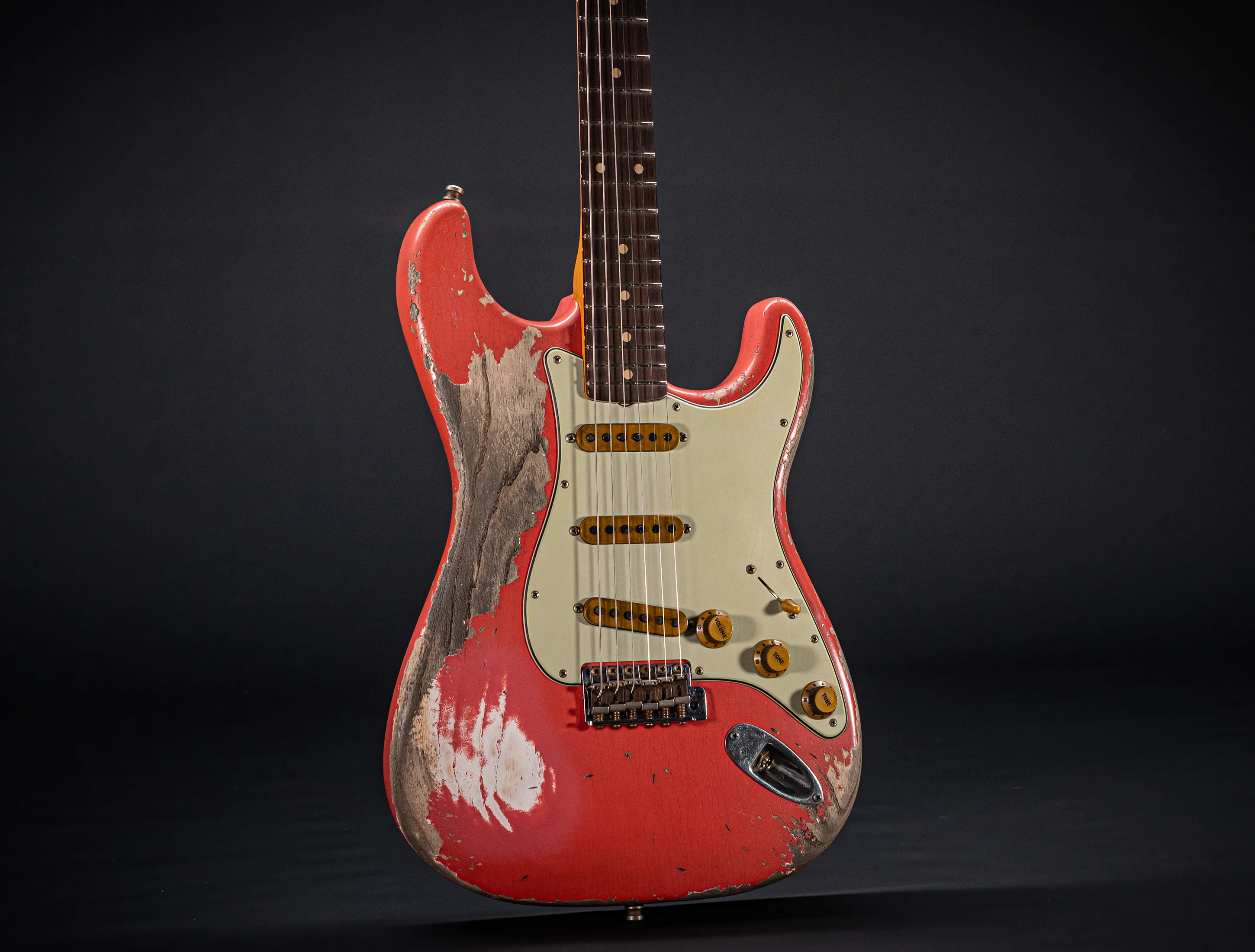 Fender MBD II 1962 Stratocaster MIDAS Super Heavy Relic - ASH Body Fiesta Red
