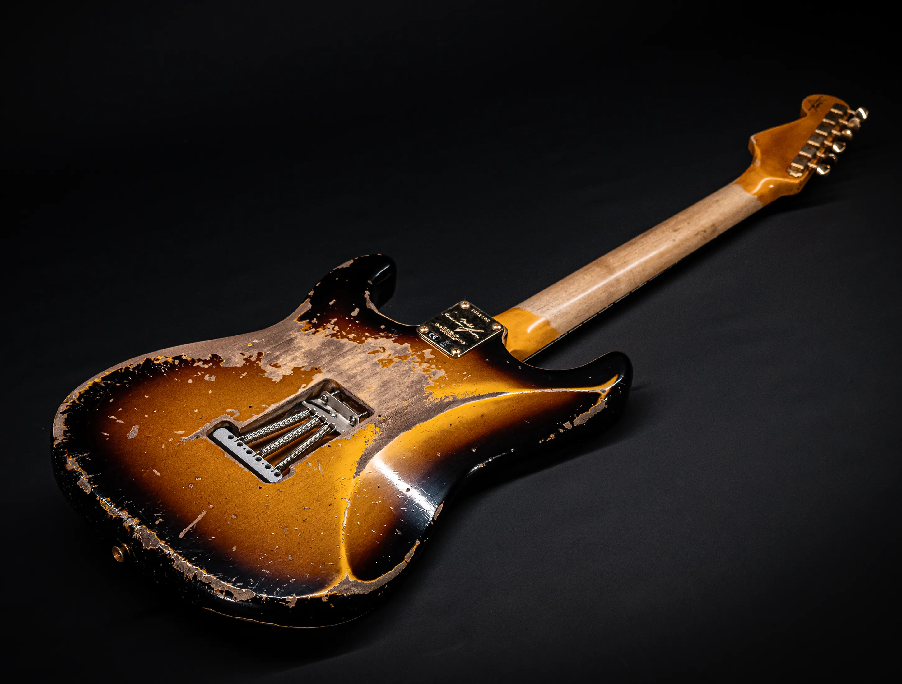 Fender MBD II 1962 Humbucker Stratocaster MIDAS Super Heavy Relic - ALDER Body Sunburst