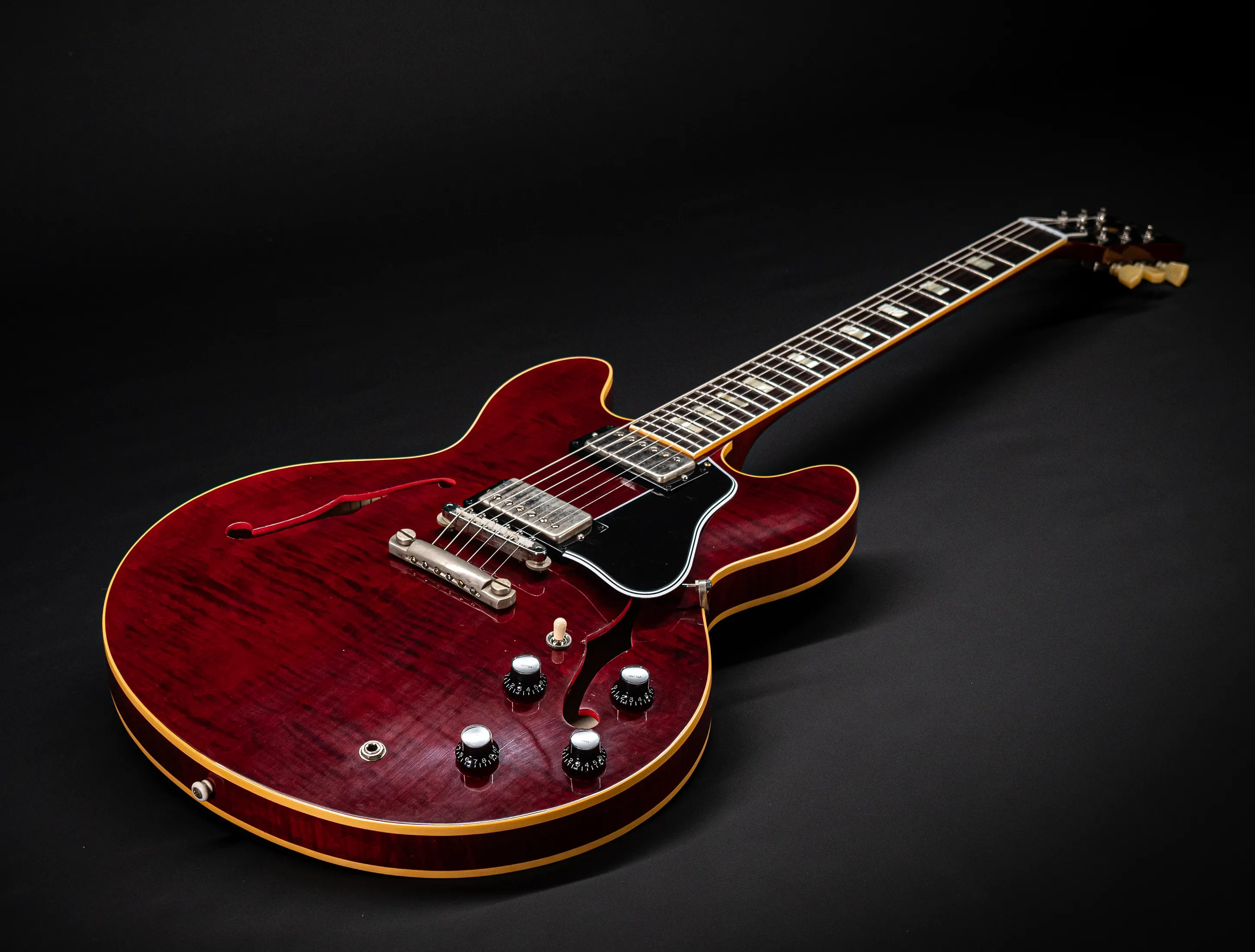 Gibson ES-335 1964 Custom Shop Murphy Lab Ultra Light Aged Figured Maple - Viking Red