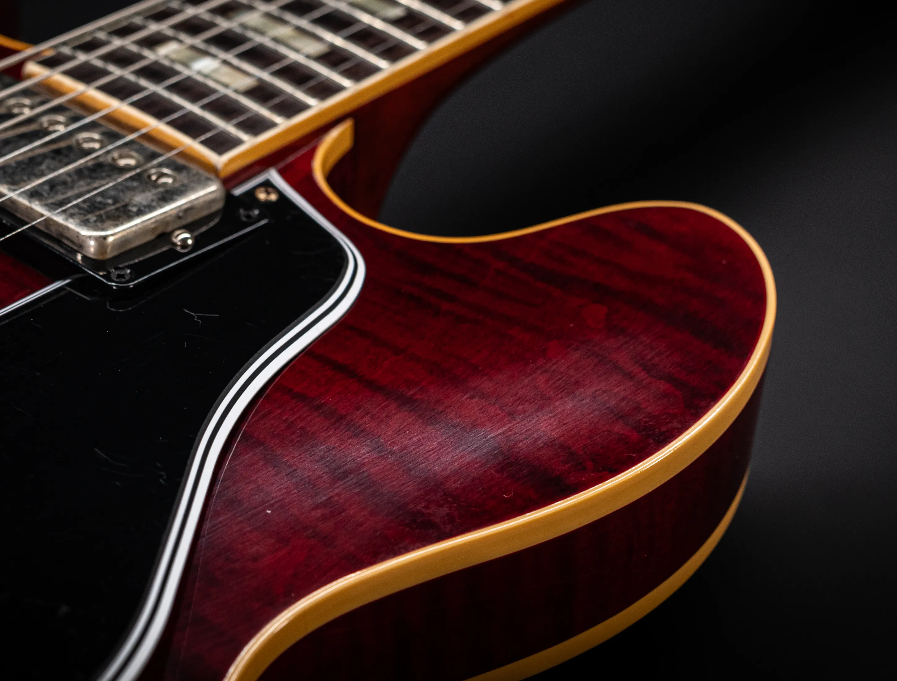Gibson ES-335 1964 Custom Shop Murphy Lab Ultra Light Aged Figured Maple - Viking Red