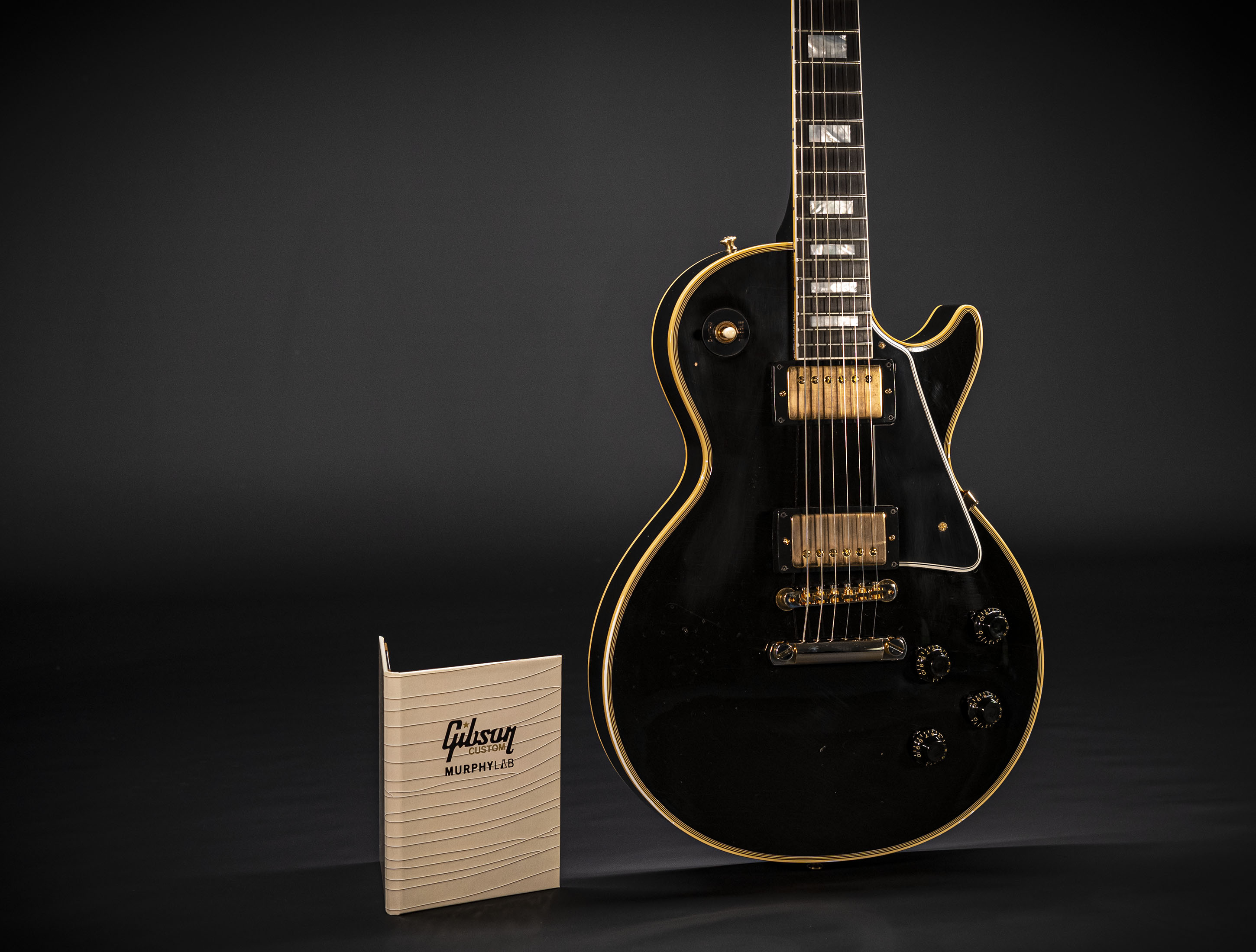 Gibson Les Paul Custom 1957 Murphy Lab Light Aged Black Beauty "Factory Special" 73971