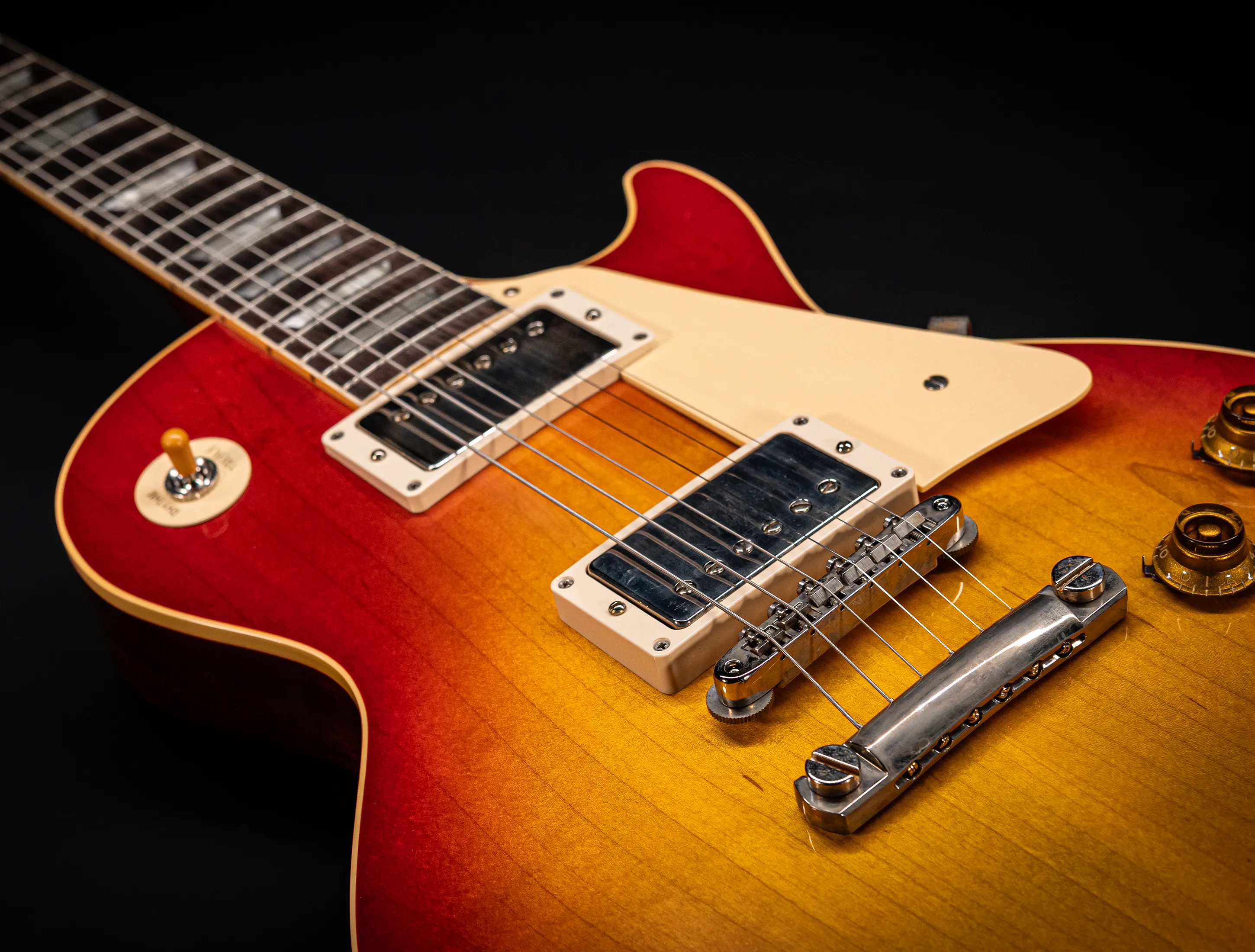 a161554 Gibson Les Paul 1958 Standard Reissue VOS - Washed Cherry Sunburst