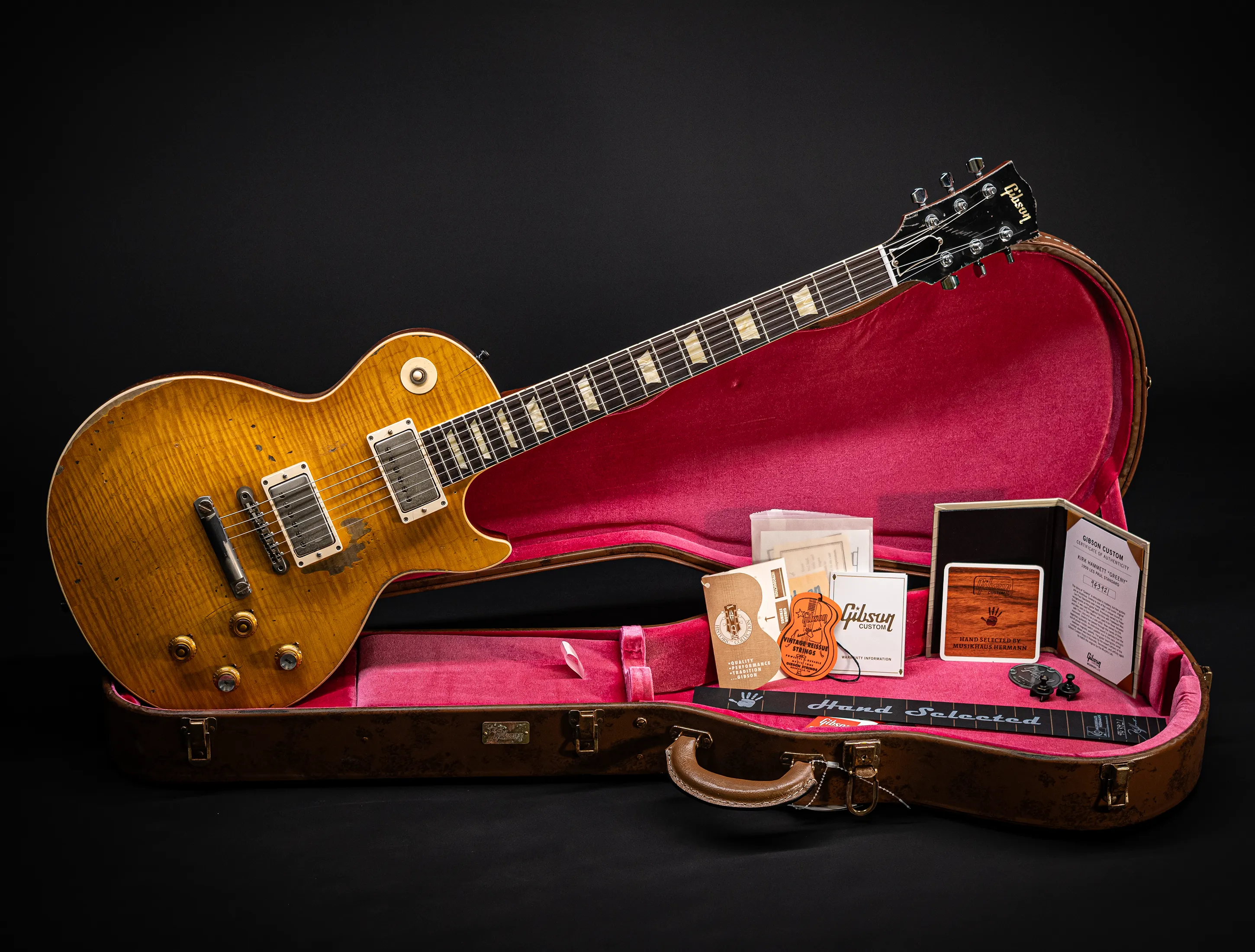 a172740 Gibson Kirk Hammett Greeny 1959 Les Paul Standard Muikhaus-Hermann