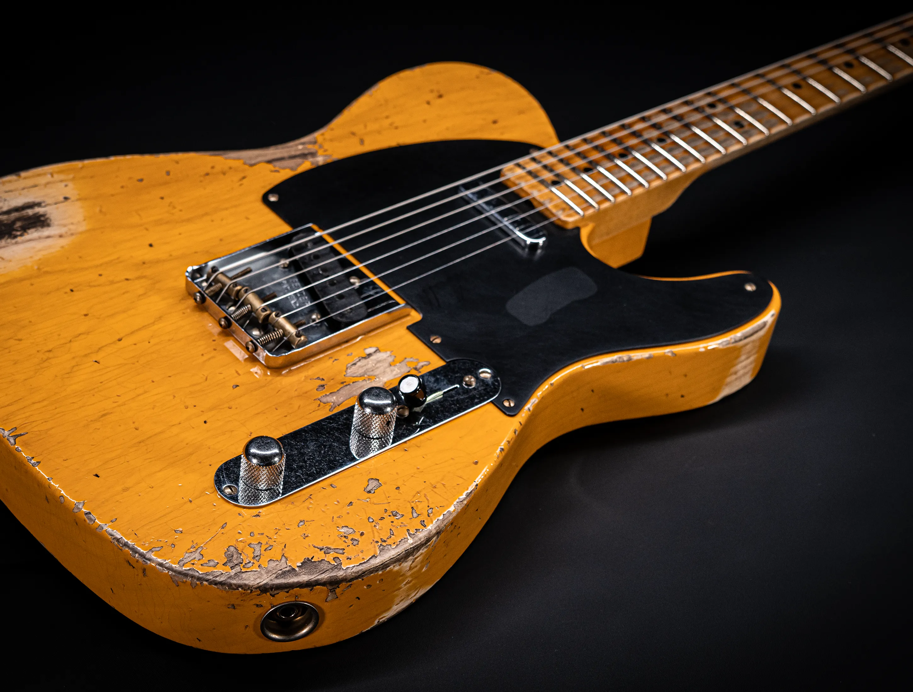 Fender MBD 1952 Telecaster Heavy Relic 1pc Ash Body - Butterscotch Blonde