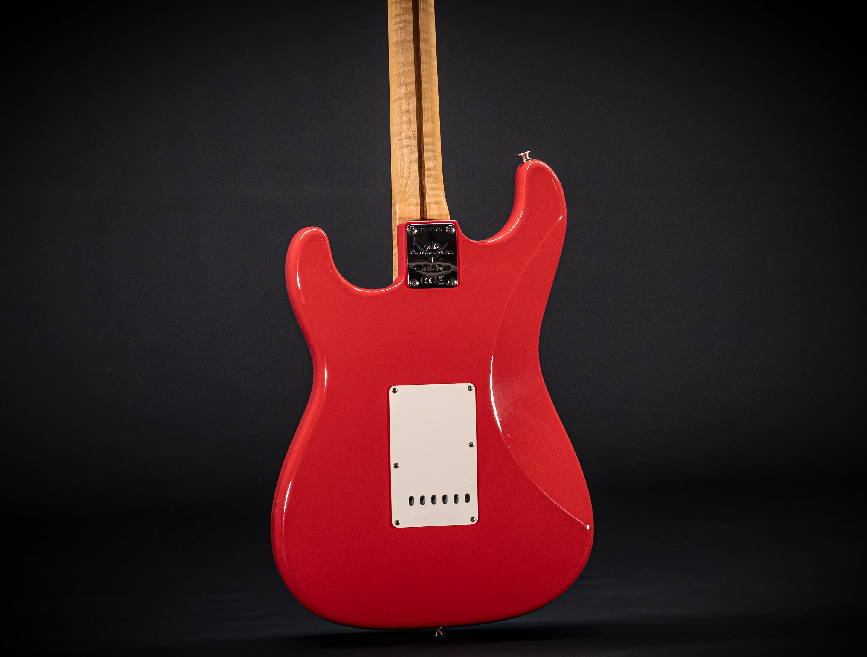 Fender MBD 1963 Humbucker Stratocaster GLOSS NOS flame Neck - Fiesta Red