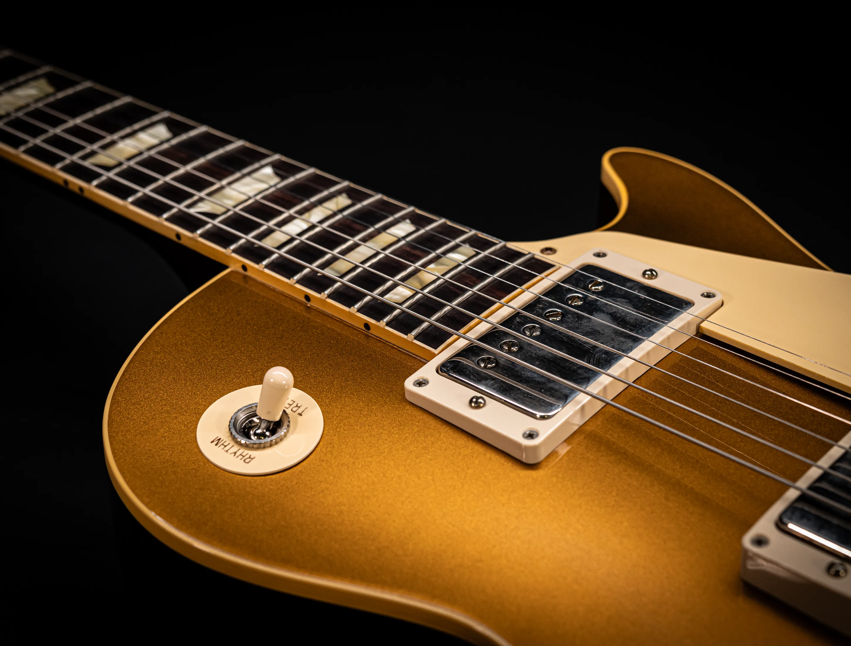 a171507 Gibson Les Paul 1957 Goldtop Darkback VOS Musikhaus-Hermann