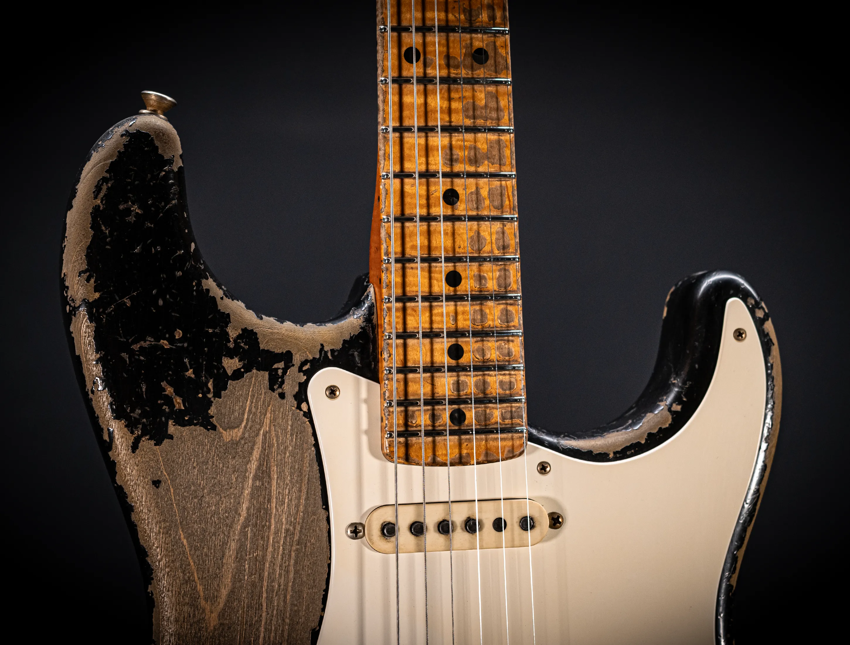 Fender Senior Masterbuilt Dale Wilson 1957 Stratocaster Heavy Relic - faded Black