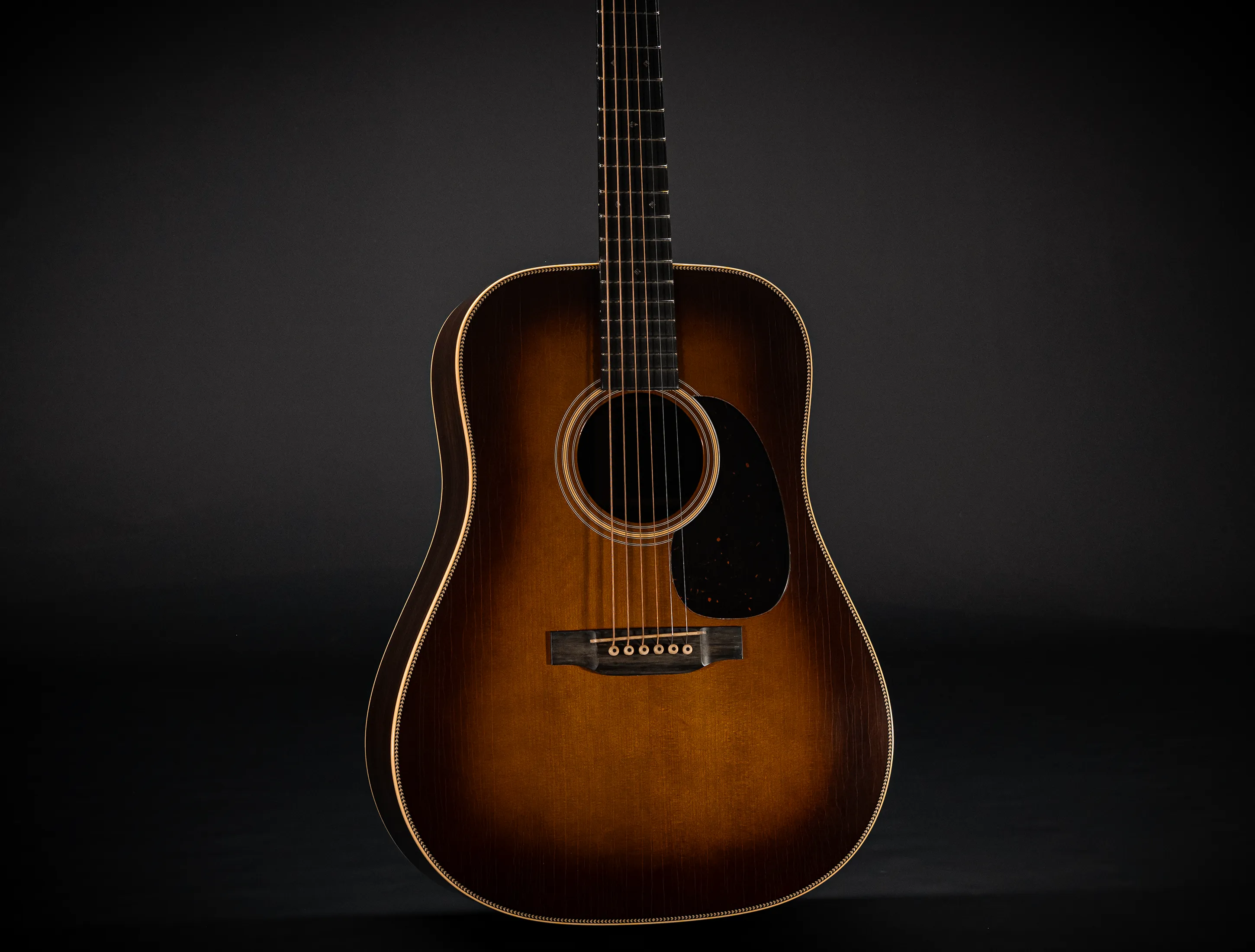 Martin Custom Shop Expert D-28 Authentic 1937 - Ambertone Burst Stage 1 Aging