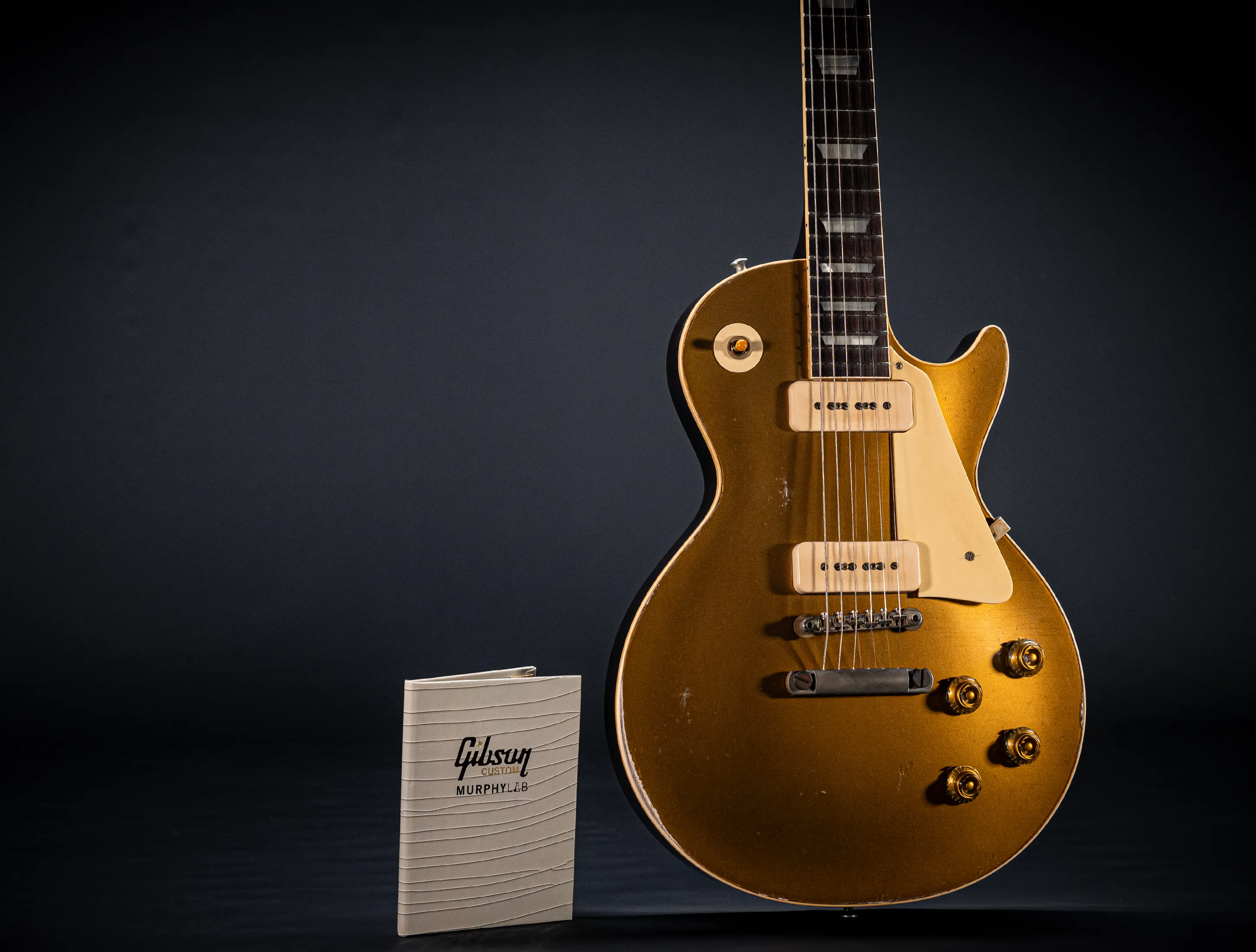 Gibson Les Paul 1956 Goldtop DARKBACK P90 Murphy Lab Heavy Aged Heroes Greatest Hits