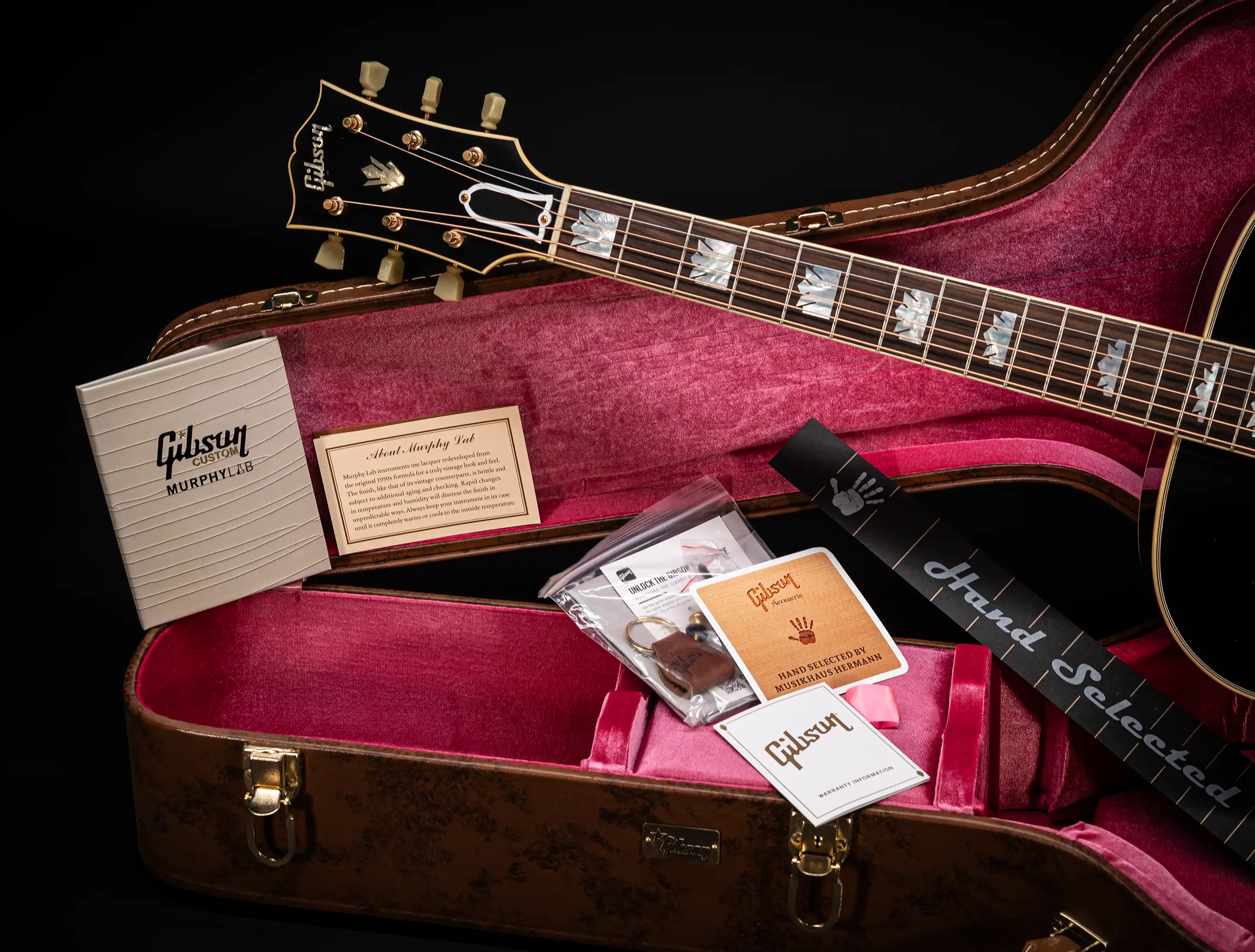 a155328 Gibson SJ-200 1957 Vintage Sunburst Murphy Lab Light Aged
