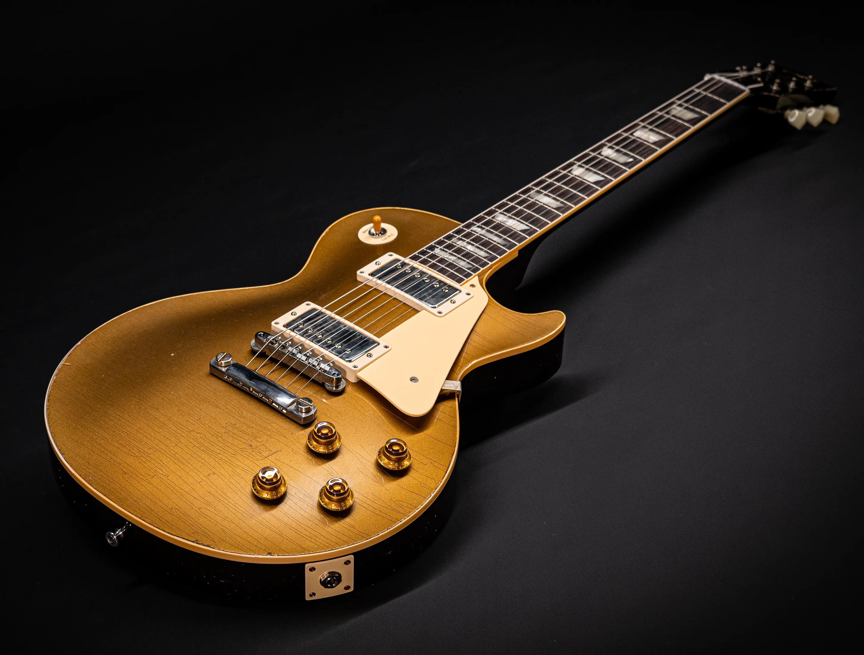 a164750 Gibson Les Paul 1957 Goldtop Darkback Reissue Murphy Lab Light Aged