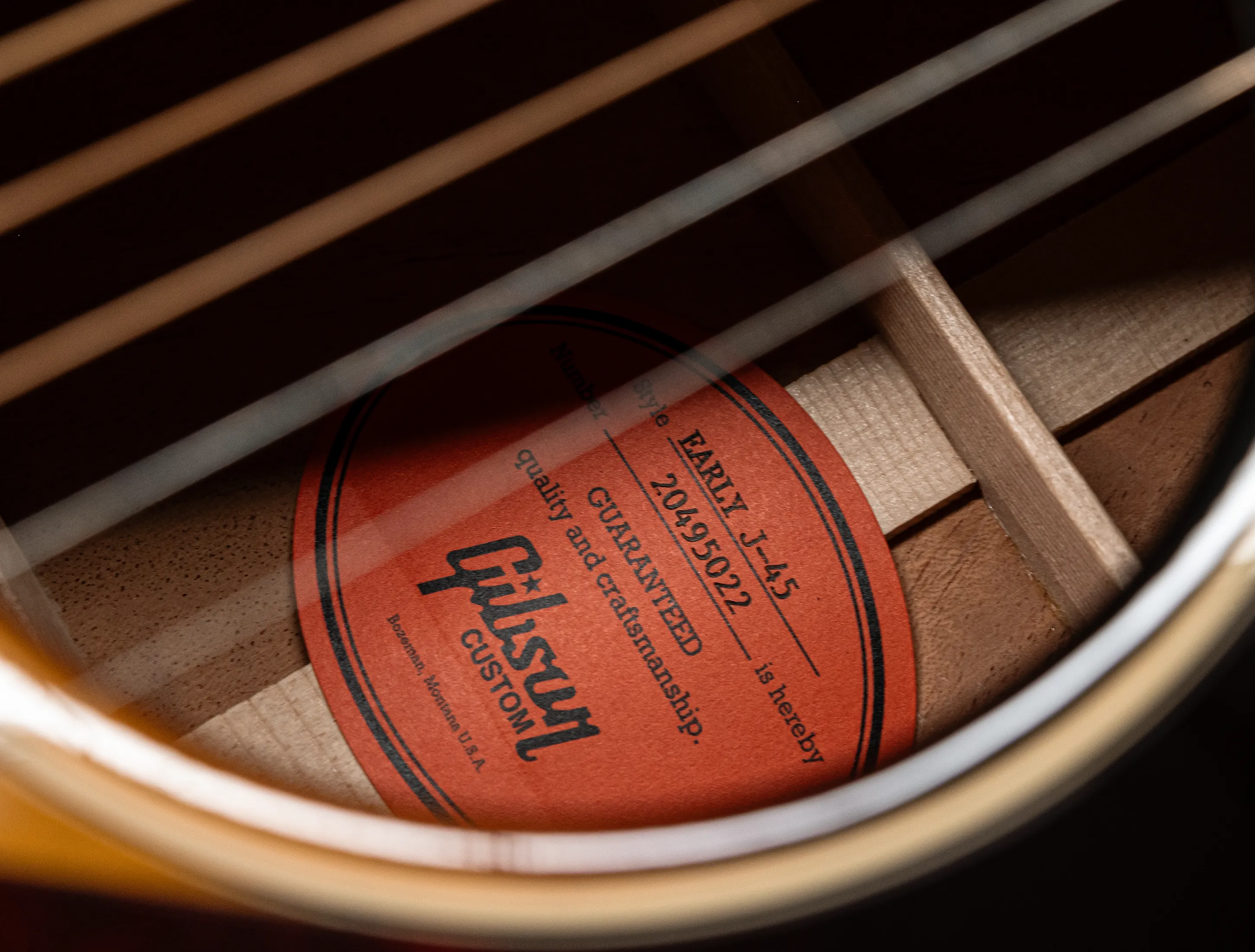 Galerie anzeigen (33 Bilder) a174896-Gibson-J-45-EARLY-50`s-Golden-Era-Custom-Shop-Adirondack-Vintage-Sunburst-