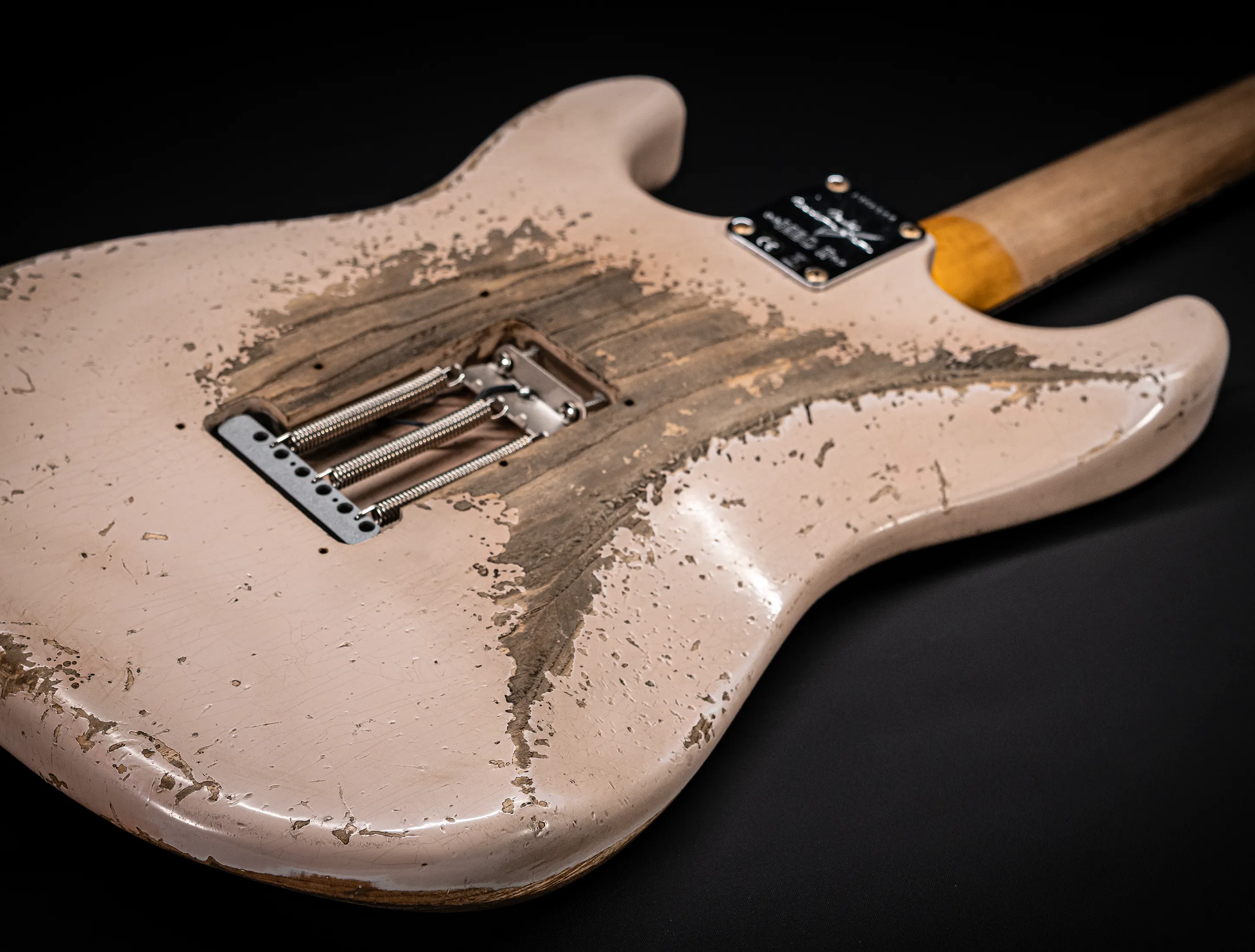 Fender MBD II 1962 Humbucker Stratocaster MIDAS Super Heavy Relic - ASH Body Shell Pink