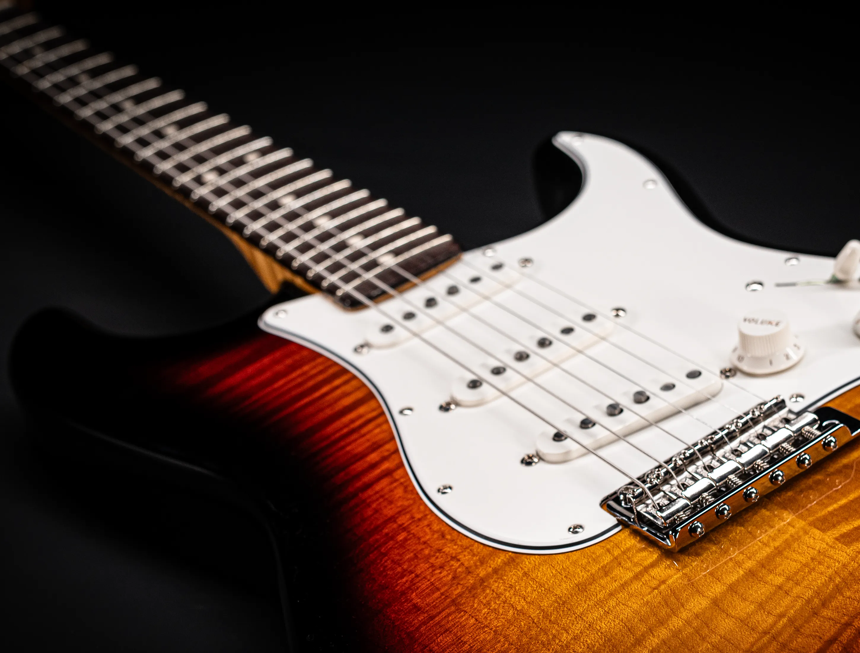 Fender MBD 1963 Stratocaster Prestige GLOSS NOS Flame Top - Sunburst