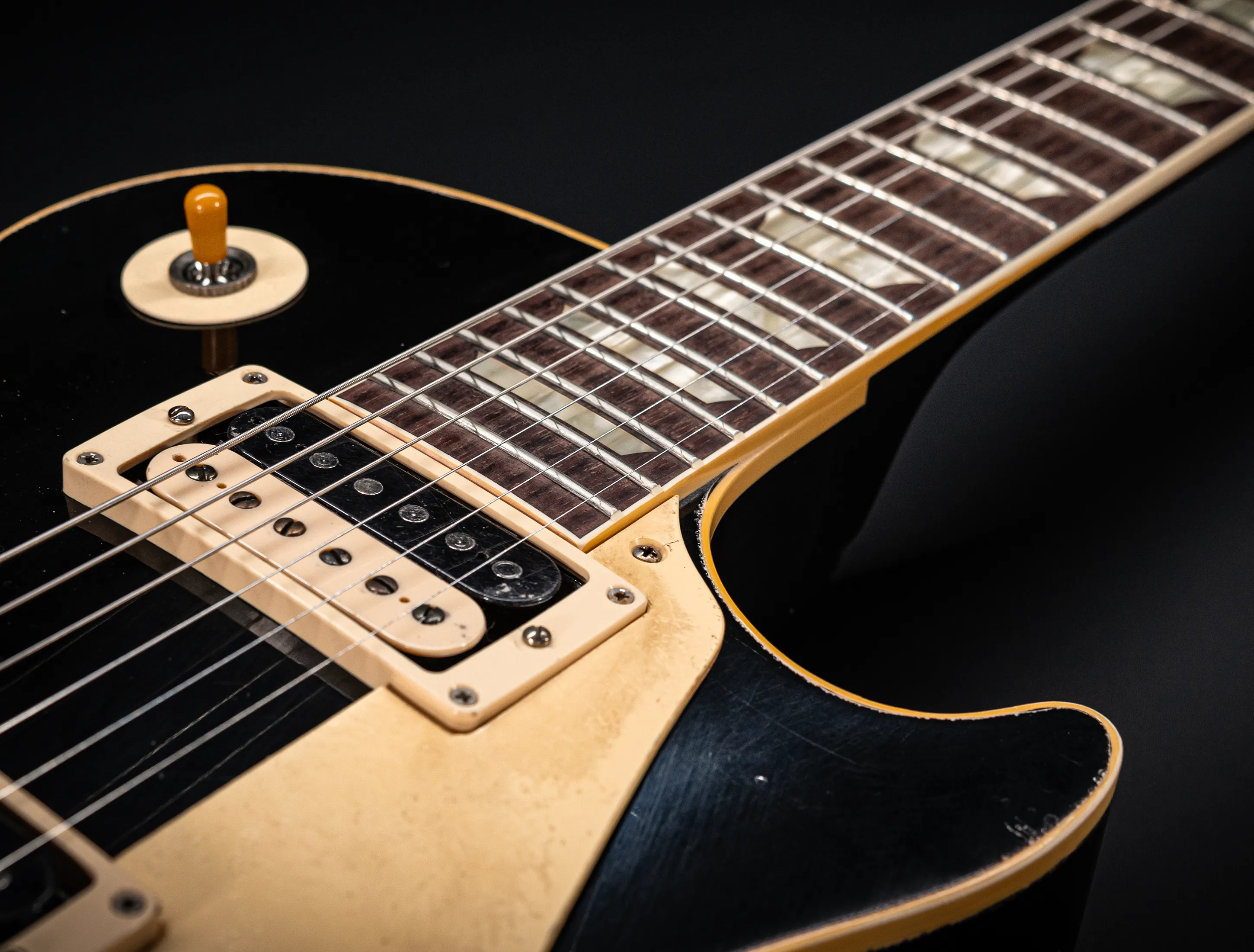Gibson Les Paul 1958 Standard Murphy Lab Heavy Aged - Factory Black