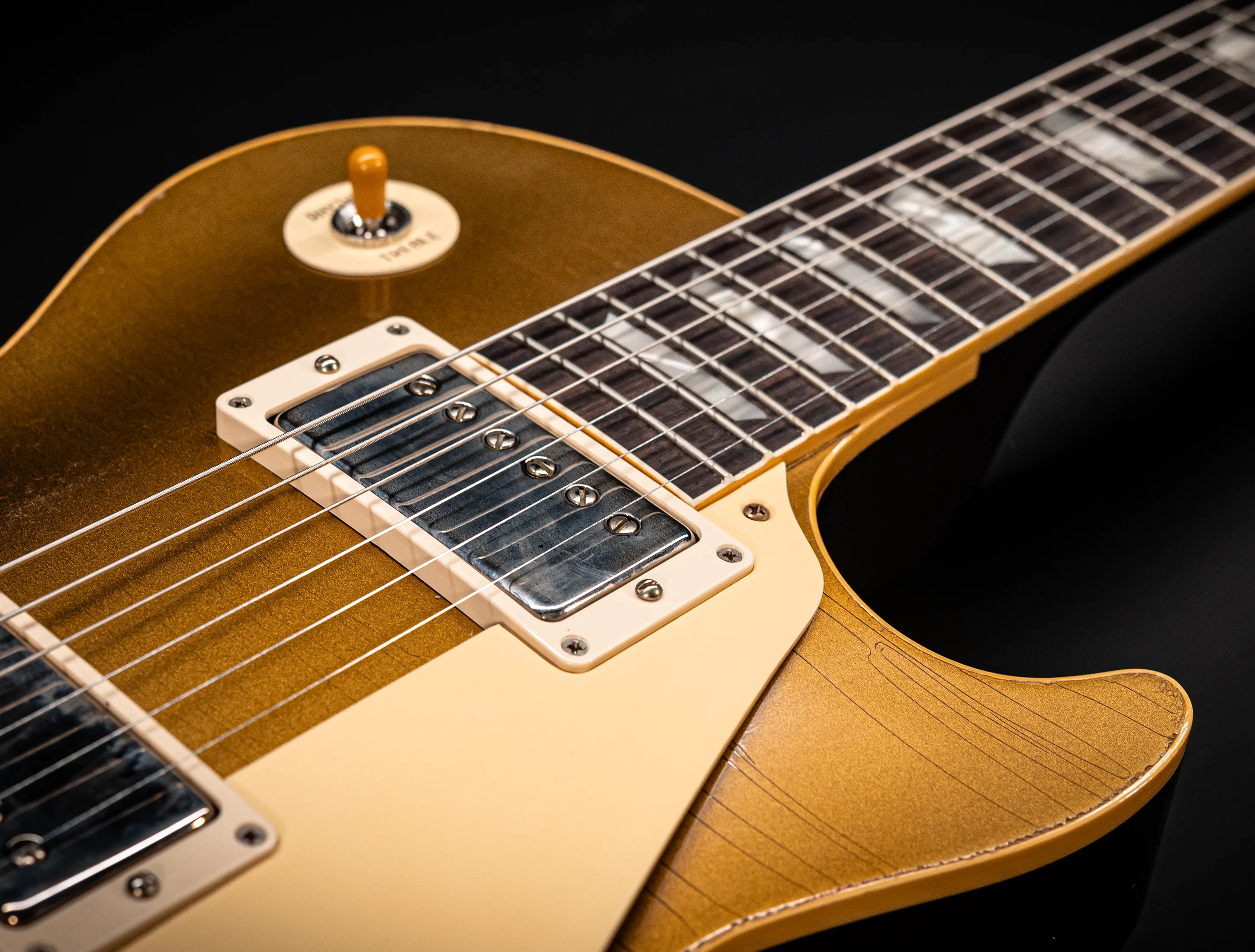 a164752 Gibson Les Paul 1957 Goldtop Darkback Reissue Murphy Lab Light Aged