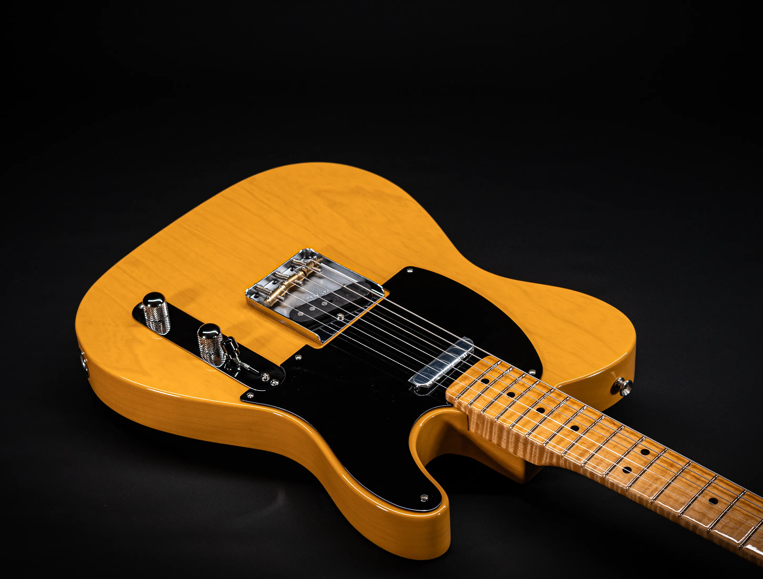 Fender MBD 1952 Telecaster GLOSS NOS flame Neck - Butterscotch Blonde