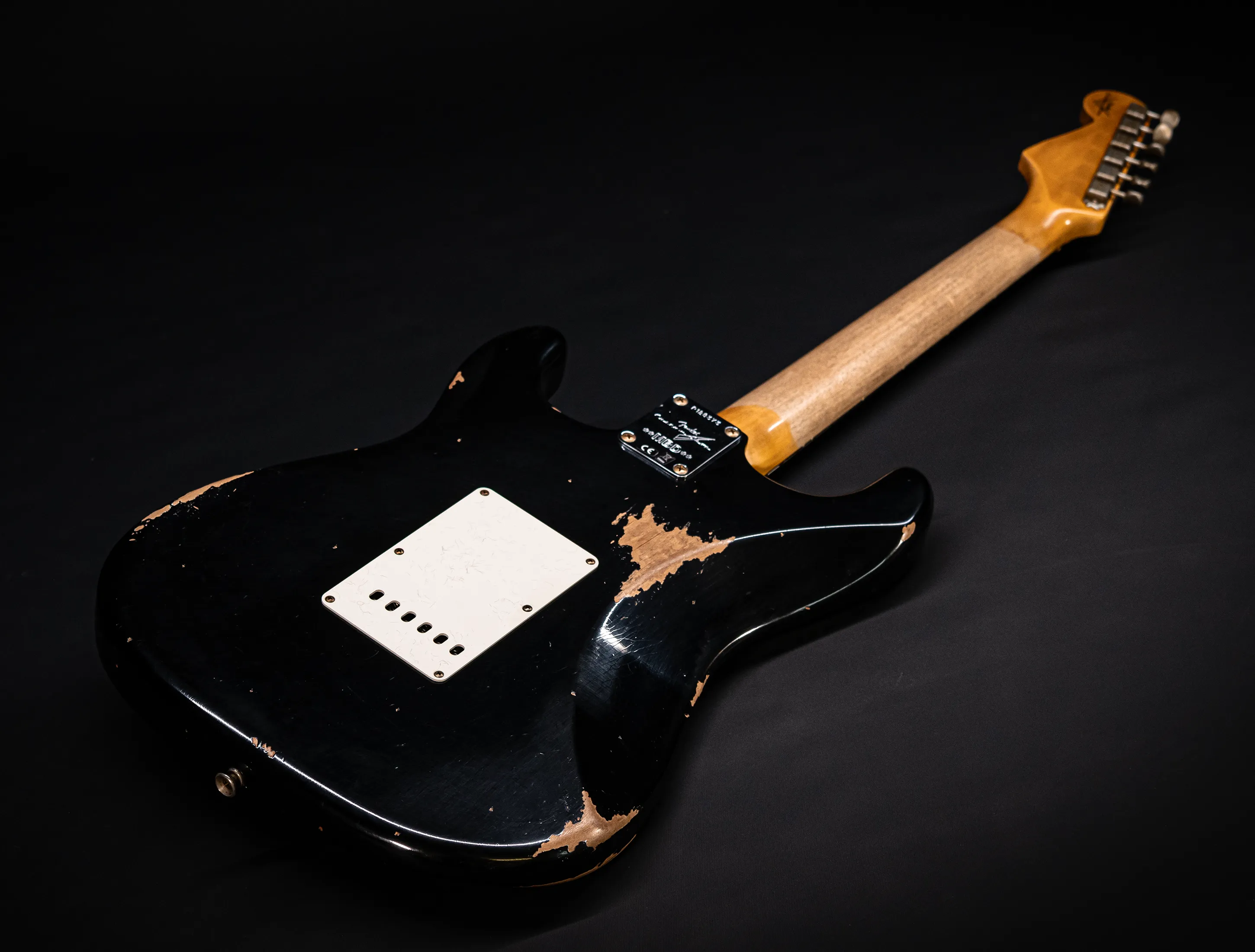 a173122Fender MBD Limited 1963 Stratocaster Heavy Relic - Black Muikhaus-Hermann