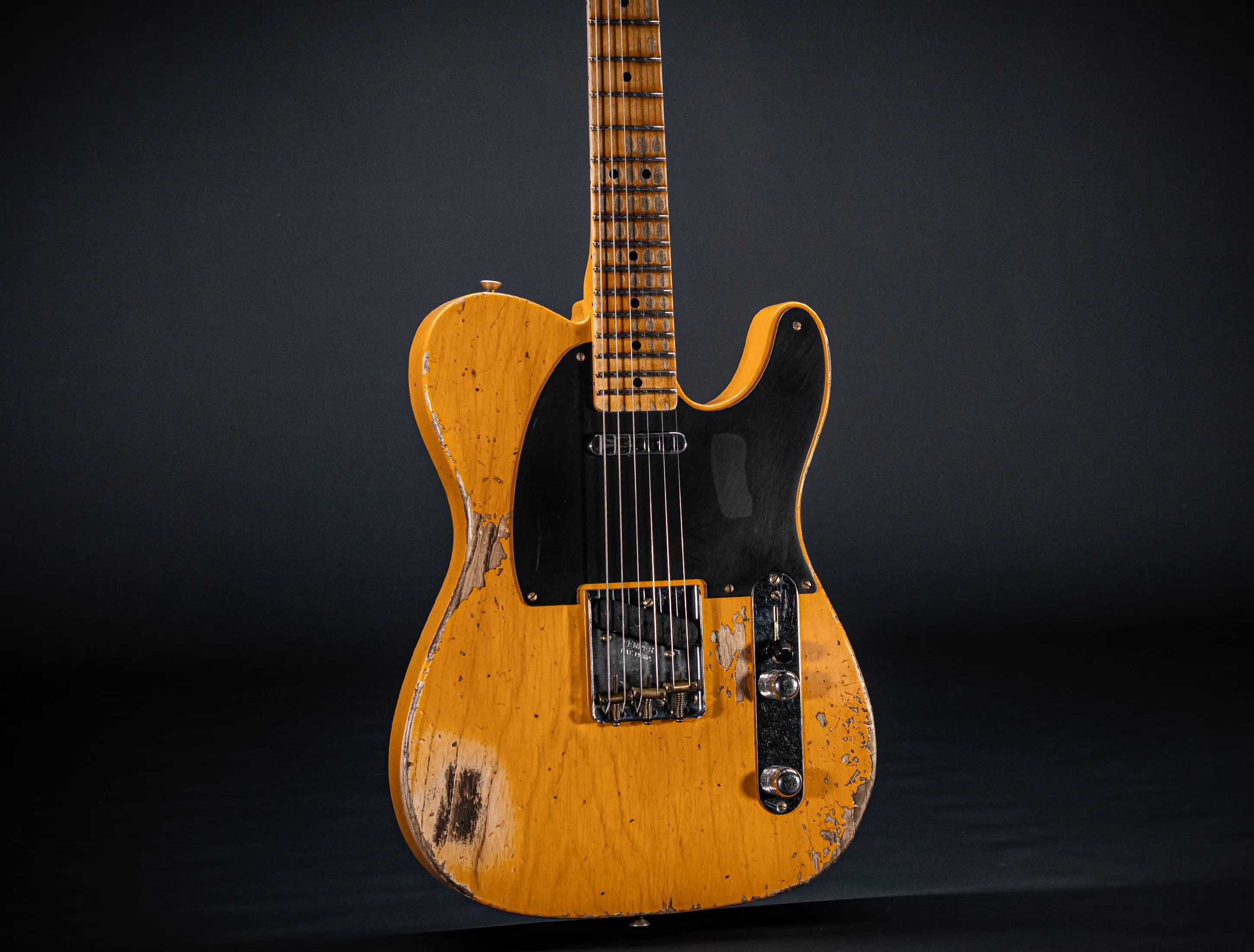 Fender MBD 1952 Telecaster Heavy Relic 1pc Ash Body - Butterscotch Blonde