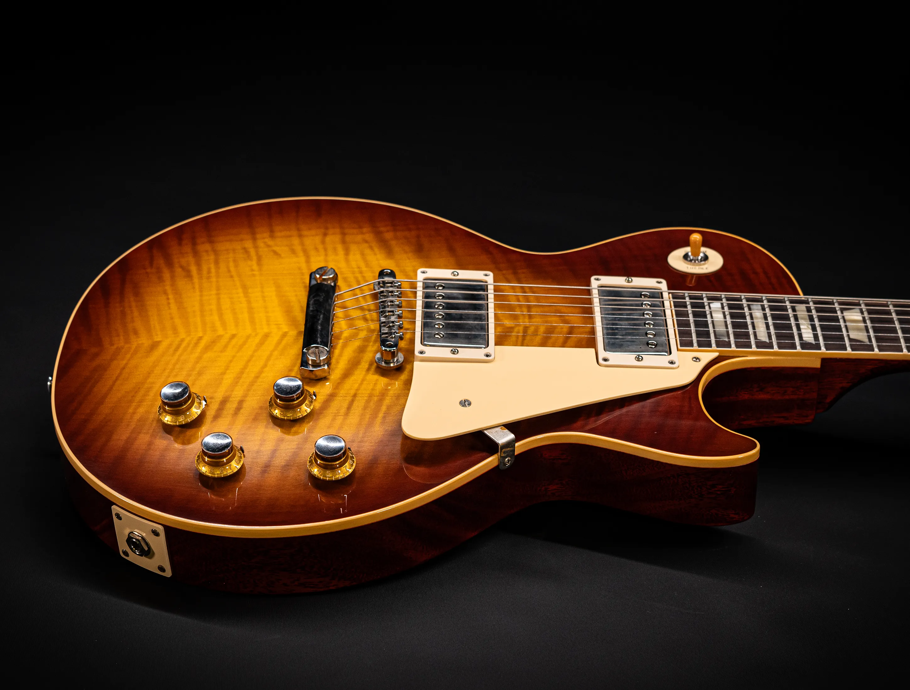 a170782 Gibson Les Paul 1960 Standard Reissue VOS - Iced Tea Burst AAAA Top Musikhaus-Hermann