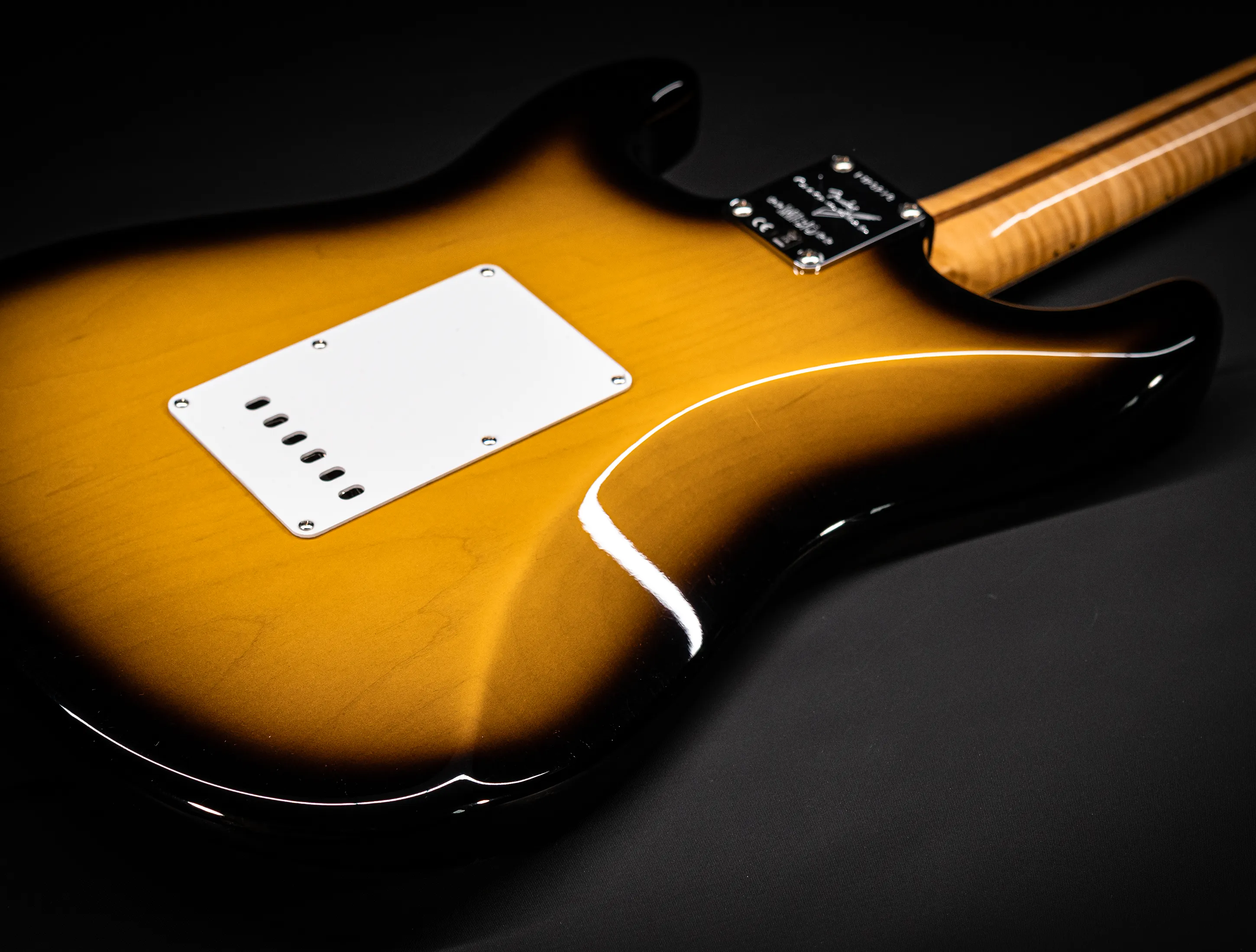 a164344 Fender MBD Limited 1957 Stratocaster Timeless NOS flame Neck - Sunburst