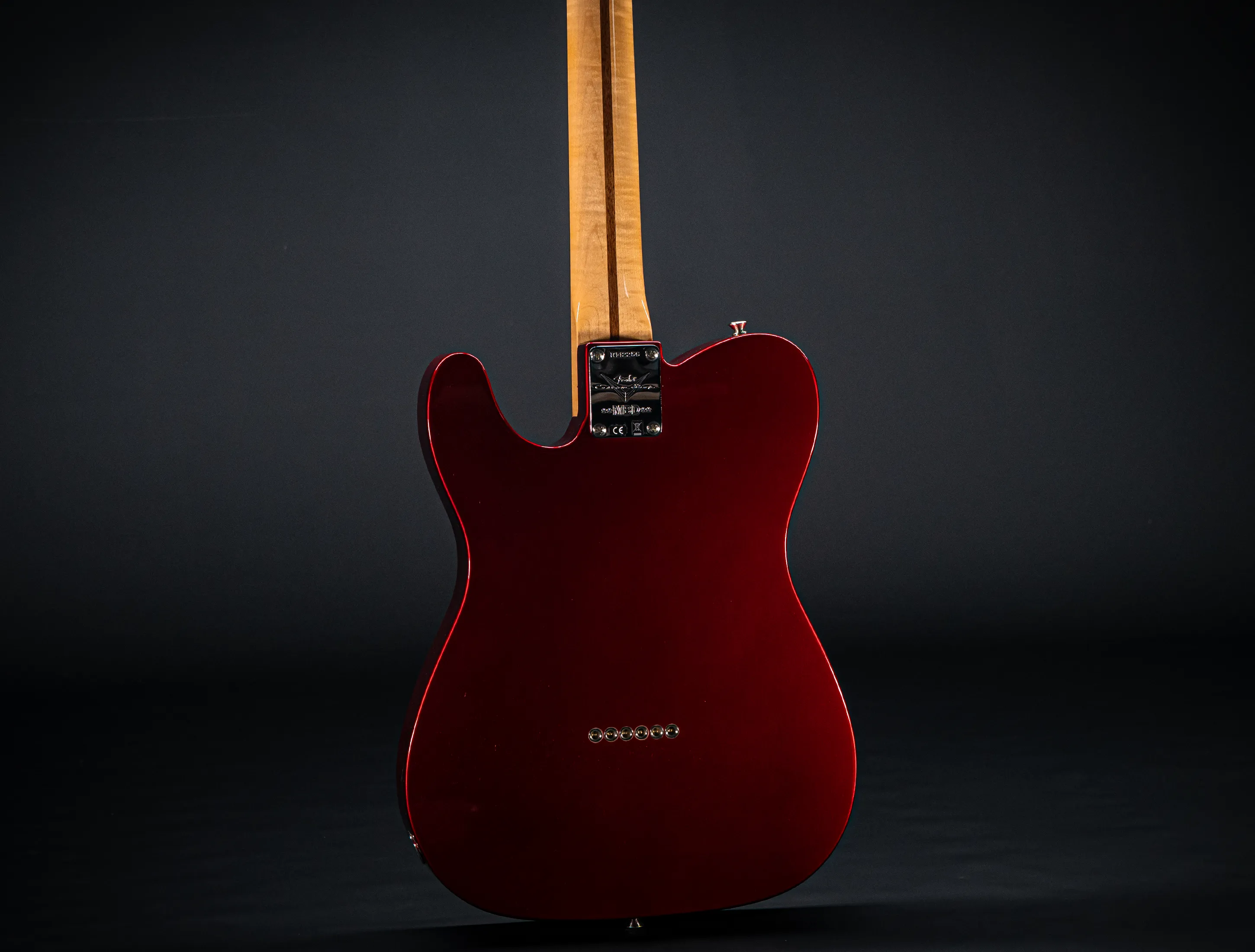Fender MBD 1963 Telecaster Timeless NOS flame Neck - Candy Apple Red