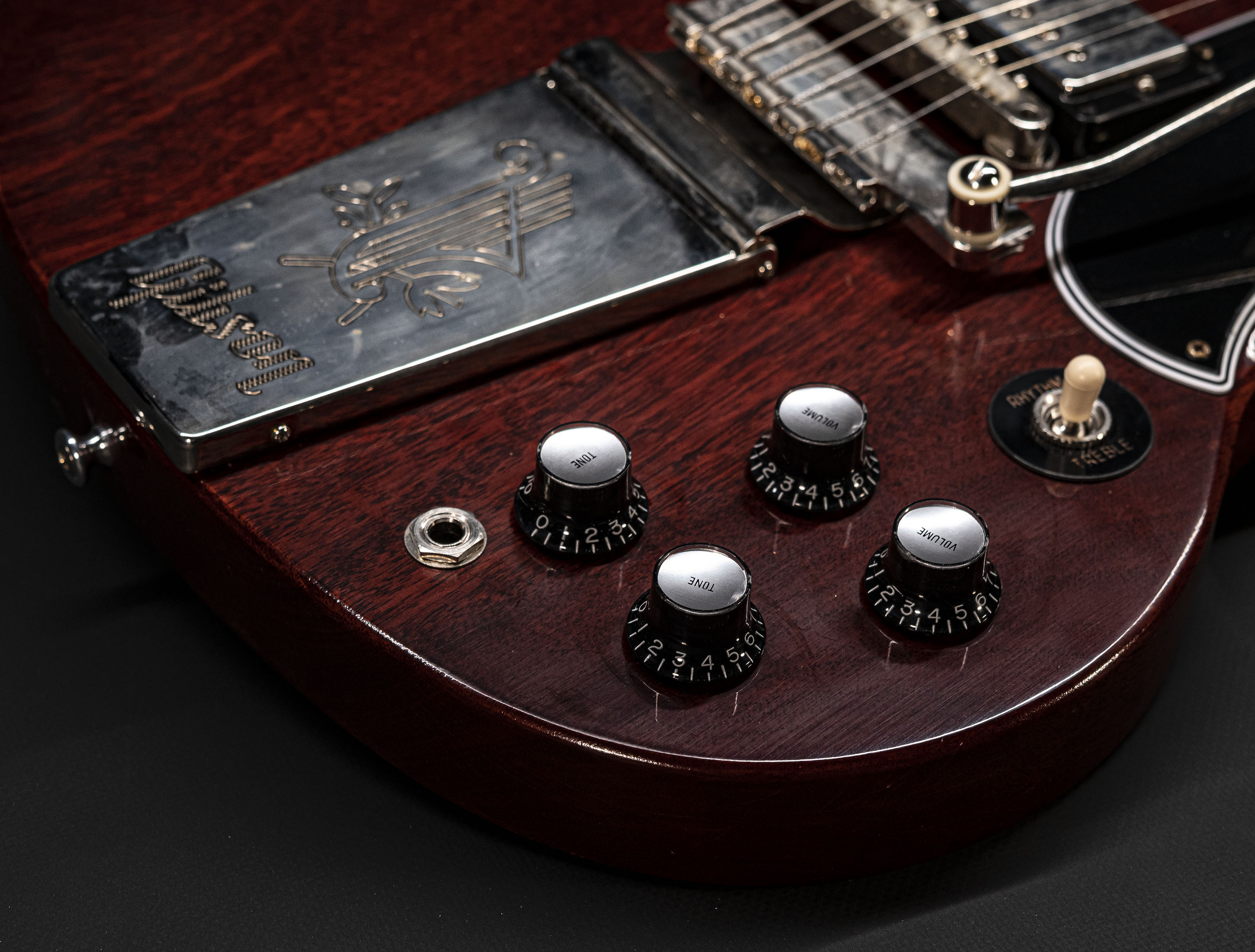 a125453-Gibson-SG-1964-Standard-Reissue-Maestro-Vibrola-Murphy-Lab-Ultra-Light-Aged-Cherry-Red a125453-gibson-sg-1964-standard-reissue-maestro-vibrola-murphy-lab-ultra-light-aged-cherry-red