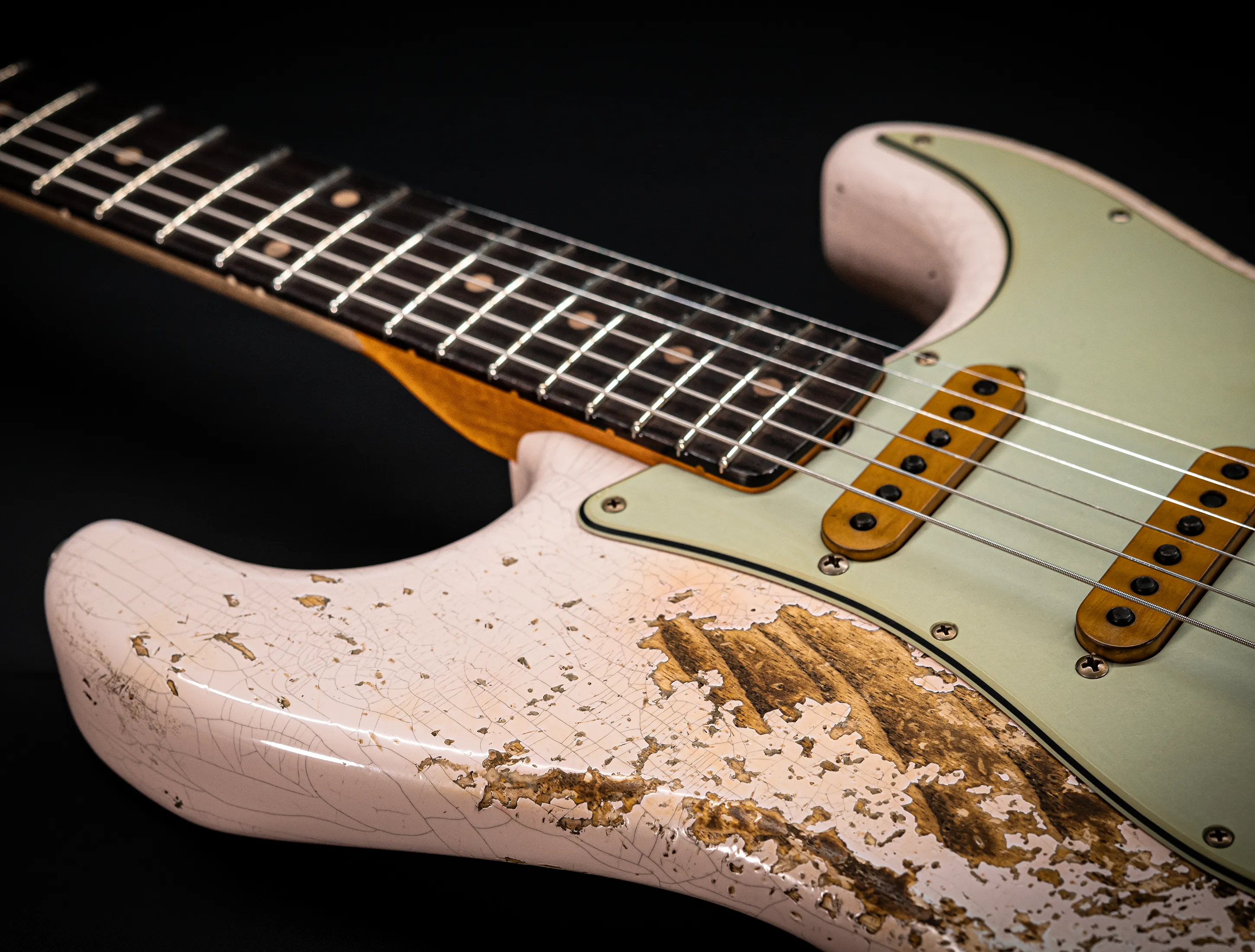 Fender MBD II 1962 Stratocaster MIDAS Super Heavy Relic - ASH Body Shell Pink