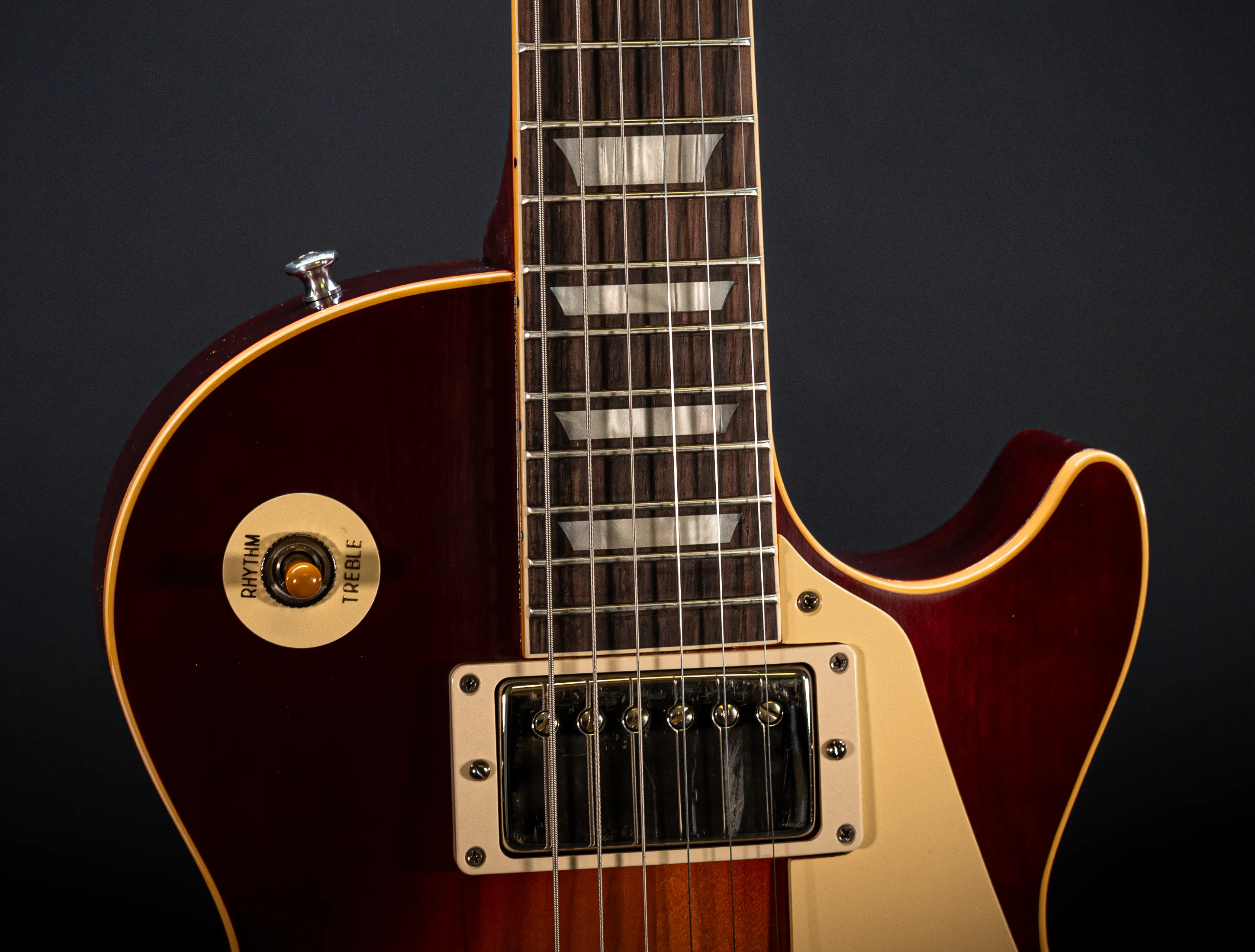 a171902 Gibson Les Paul 1958 Standard Reissue VOS - Bourbon Burst Musikhaus-Hermann