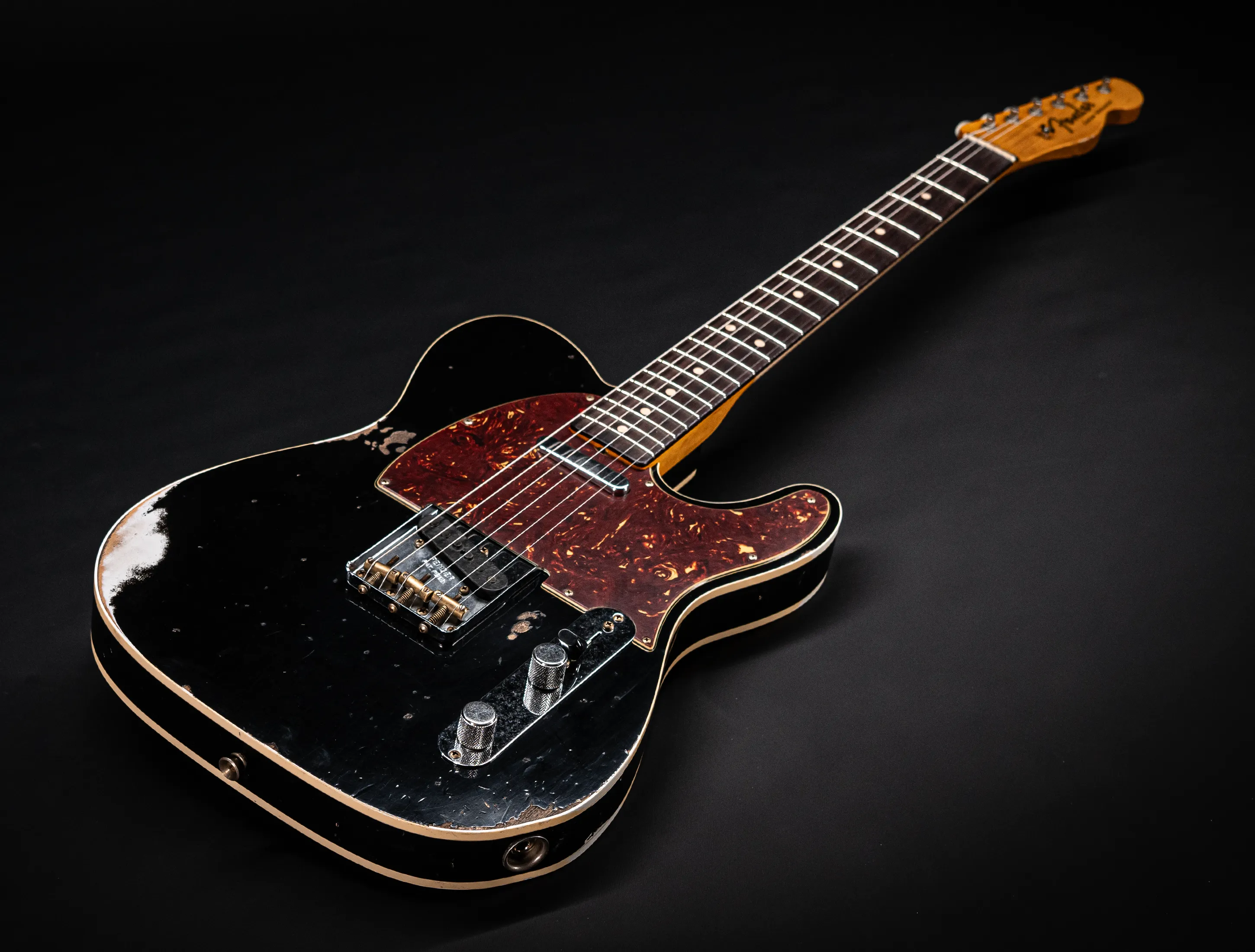 Fender MBD 1963 Telecaster Custom Relic - Black