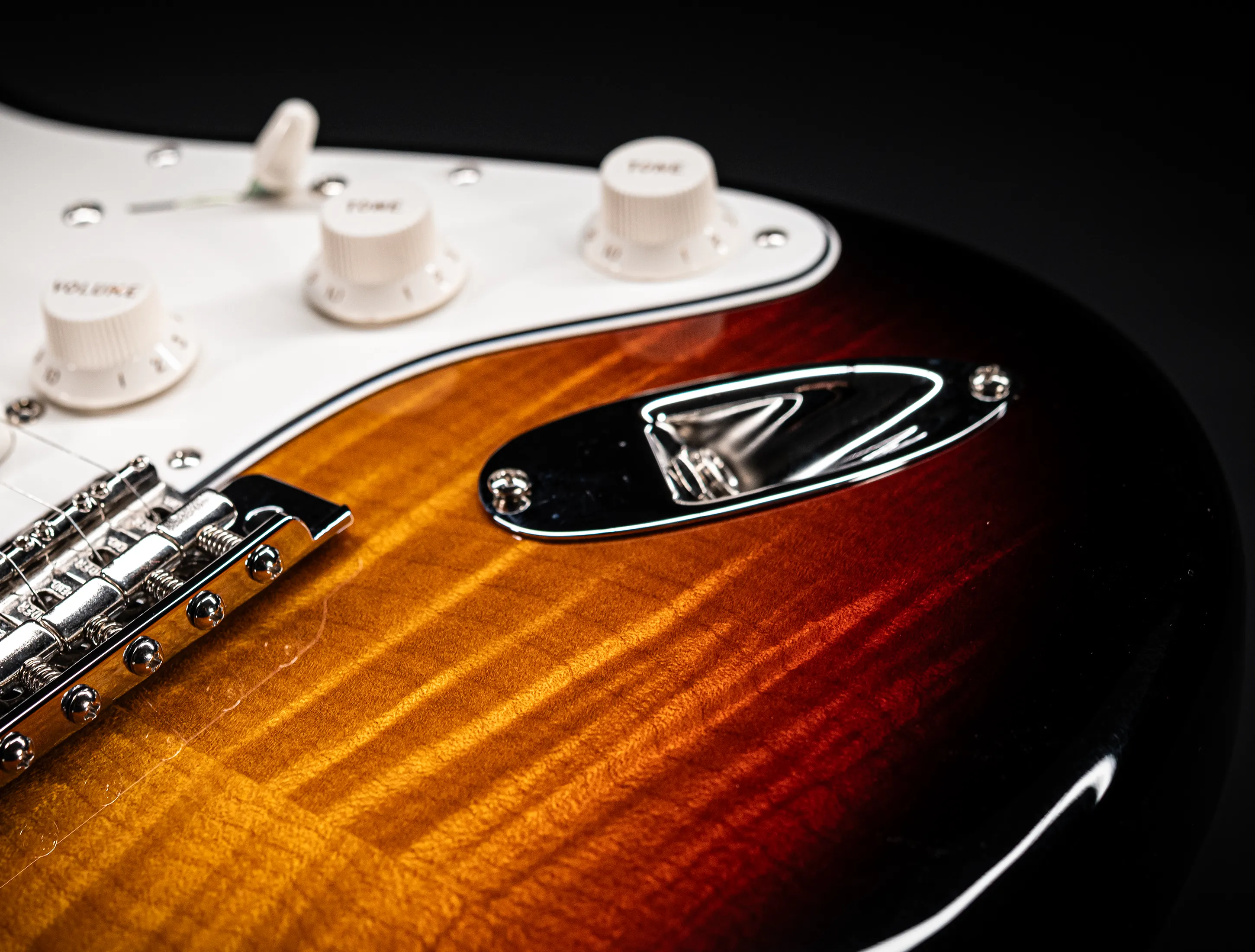 Fender MBD 1963 Stratocaster Prestige GLOSS NOS Flame Top - Sunburst