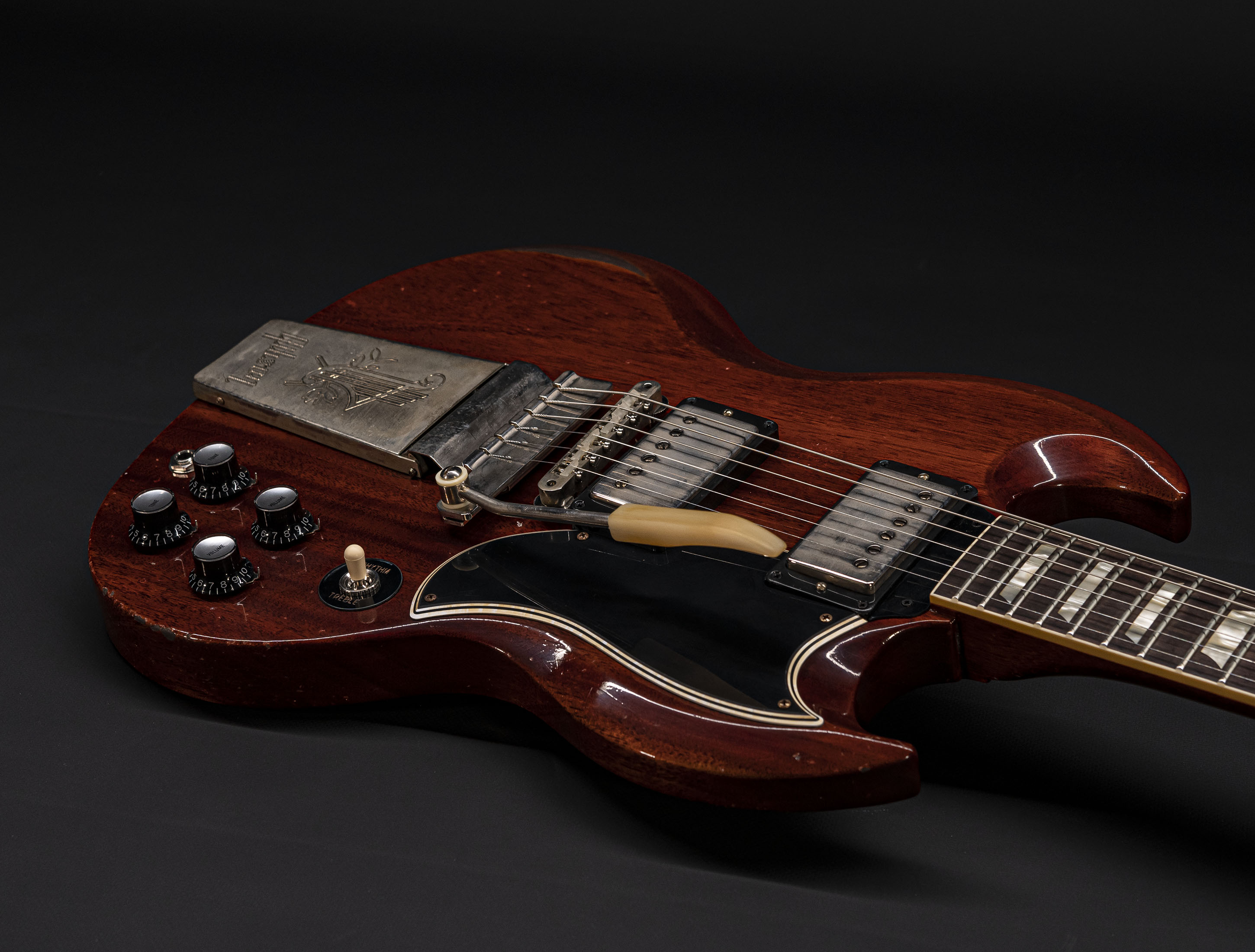a123200-Gibson-SG-1964-Standard-Reissue-Maestro-Vibrola-Murphy-Lab-Heavy-Aged-Faded-Cherry a123200-gibson-sg-1964-standard-reissue-maestro-vibrola-murphy-lab-heavy-aged-faded-cherry