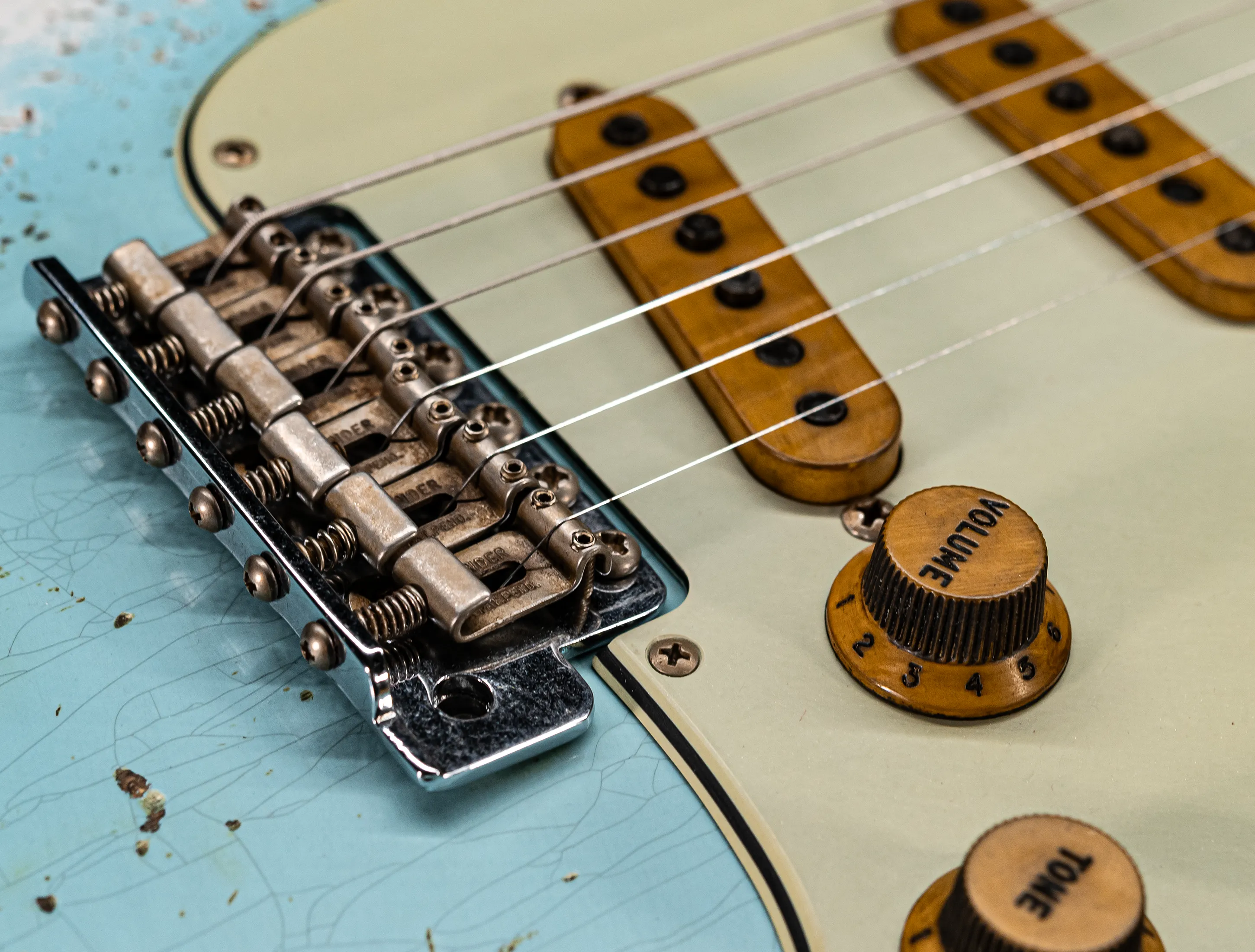 Fender MBD II 1962 Stratocaster MIDAS Super Heavy Relic - ASH Body Daphne Blue