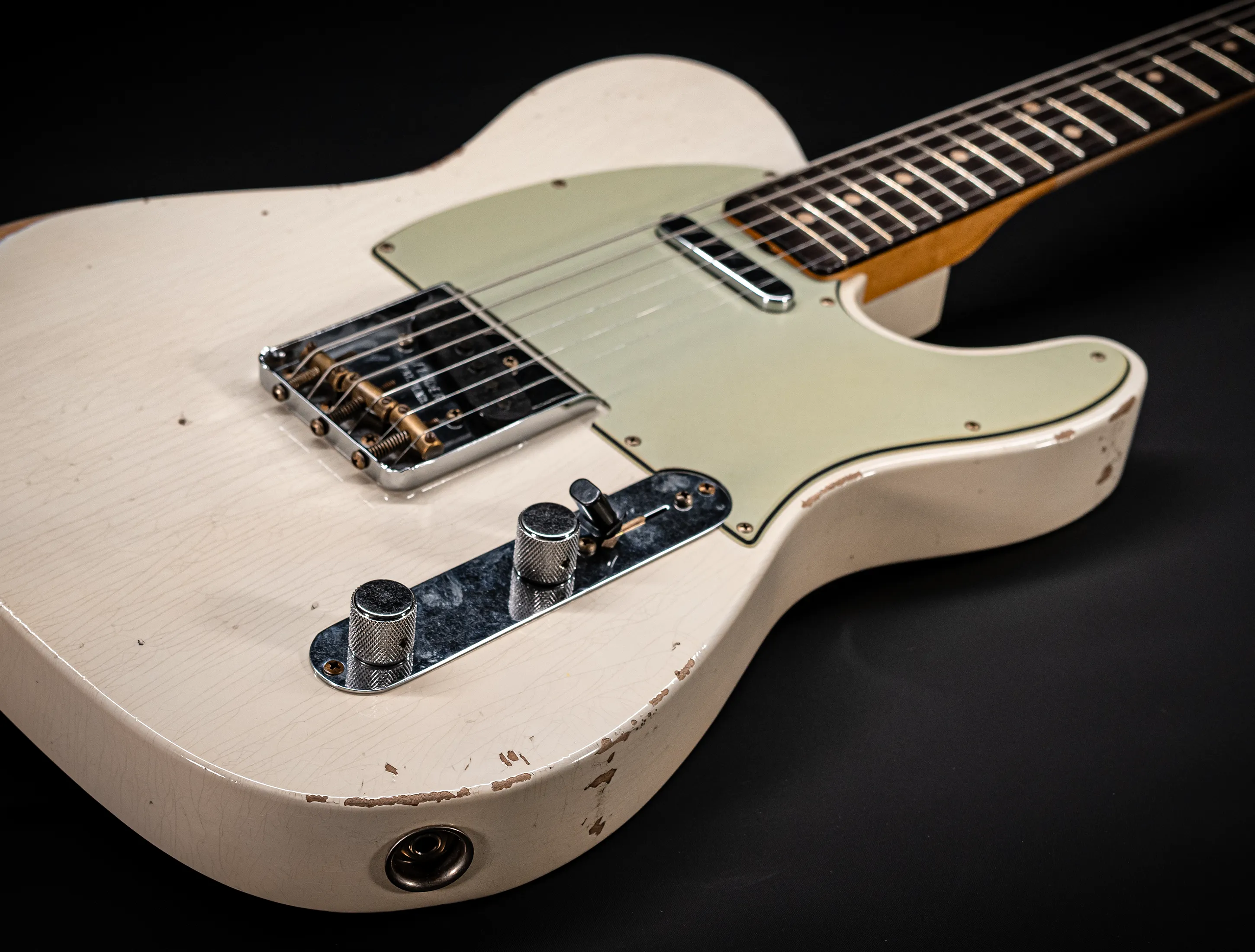 Fender MBD 1963 Telecaster Relic - Olympic White