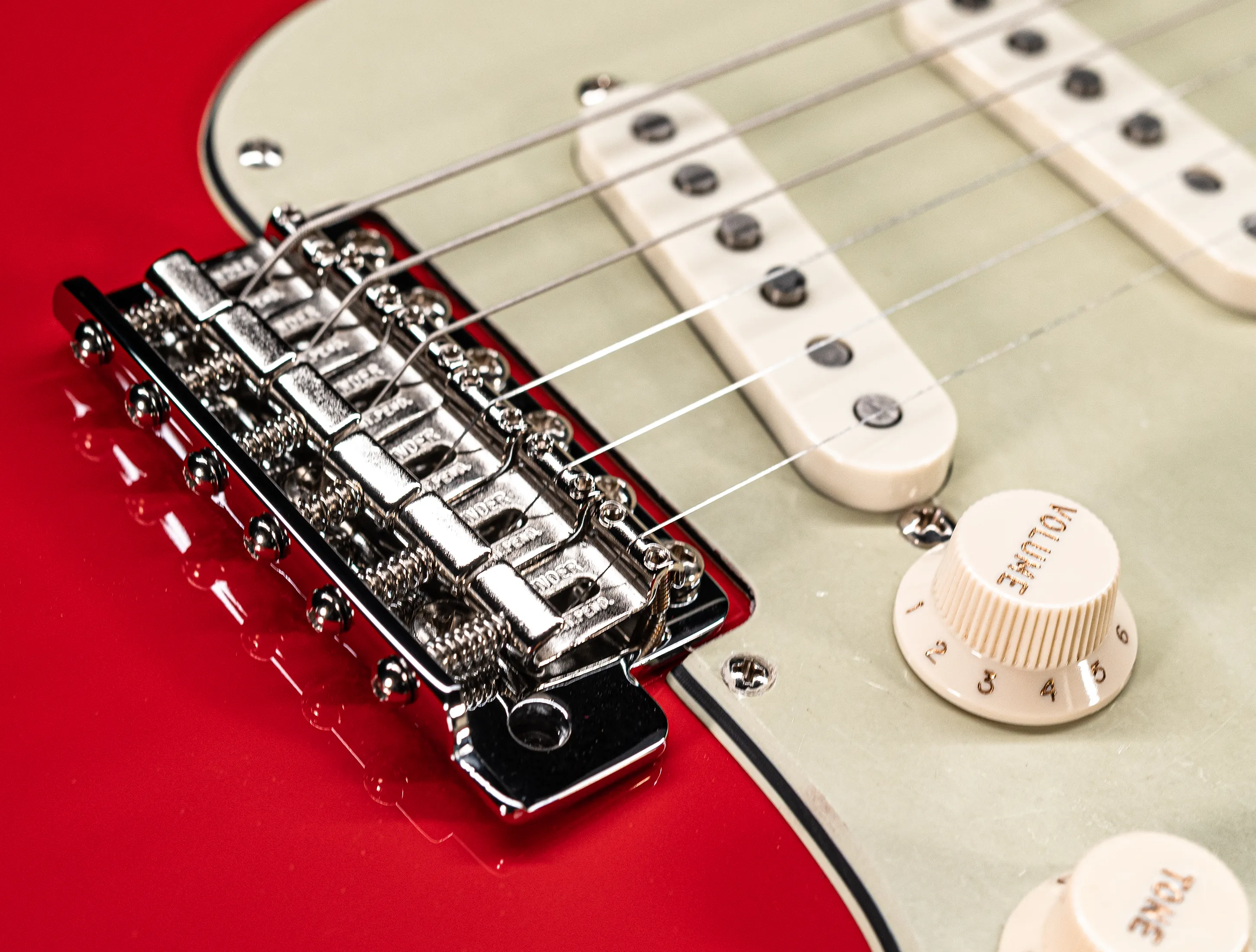 Fender MBD 50/60 inspired Stratocaster GLOSS NOS - Hot Rod Red