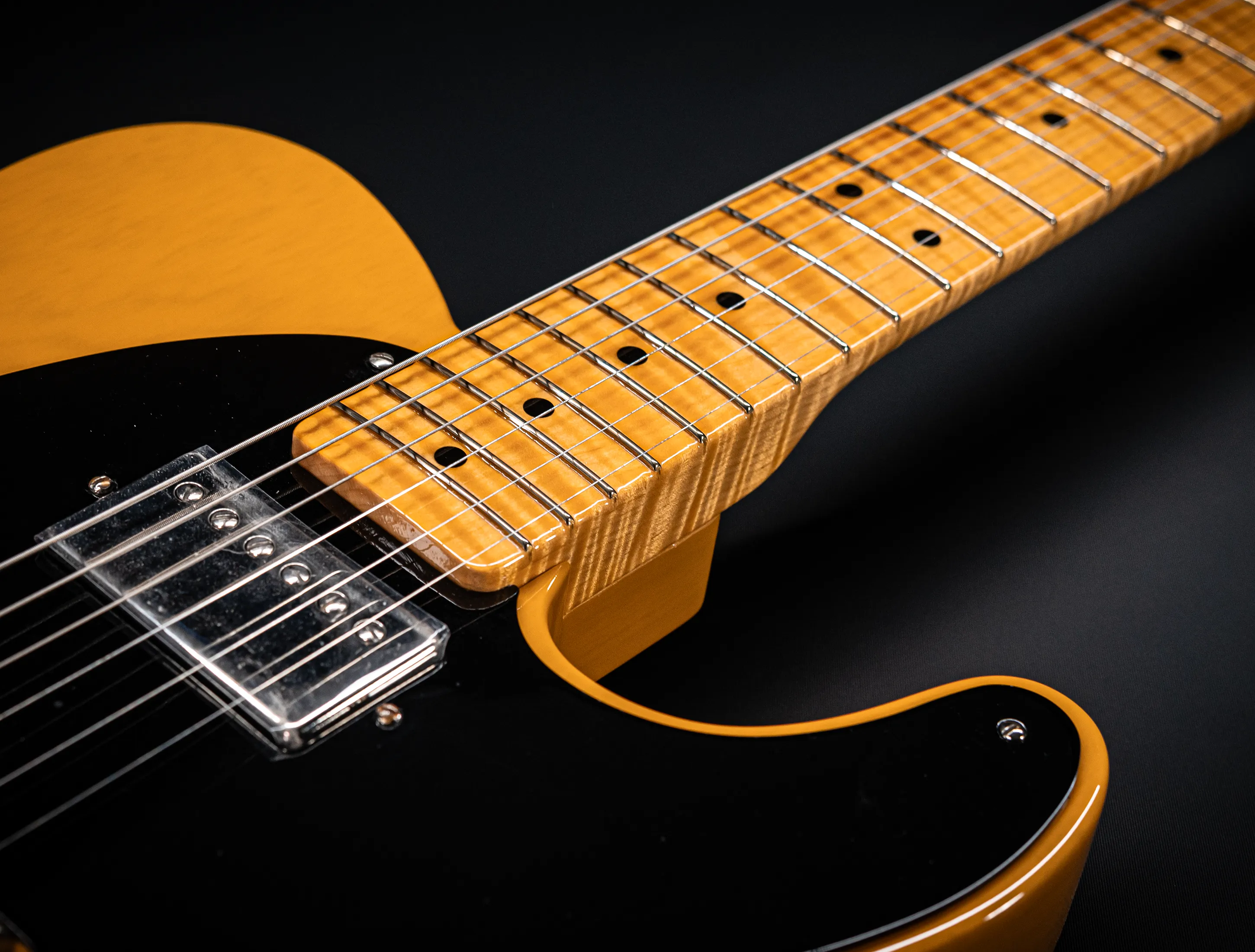 Fender MBD 1952 Humbucker Telecaster GLOSS NOS flame Neck - Butterscotch Blonde
