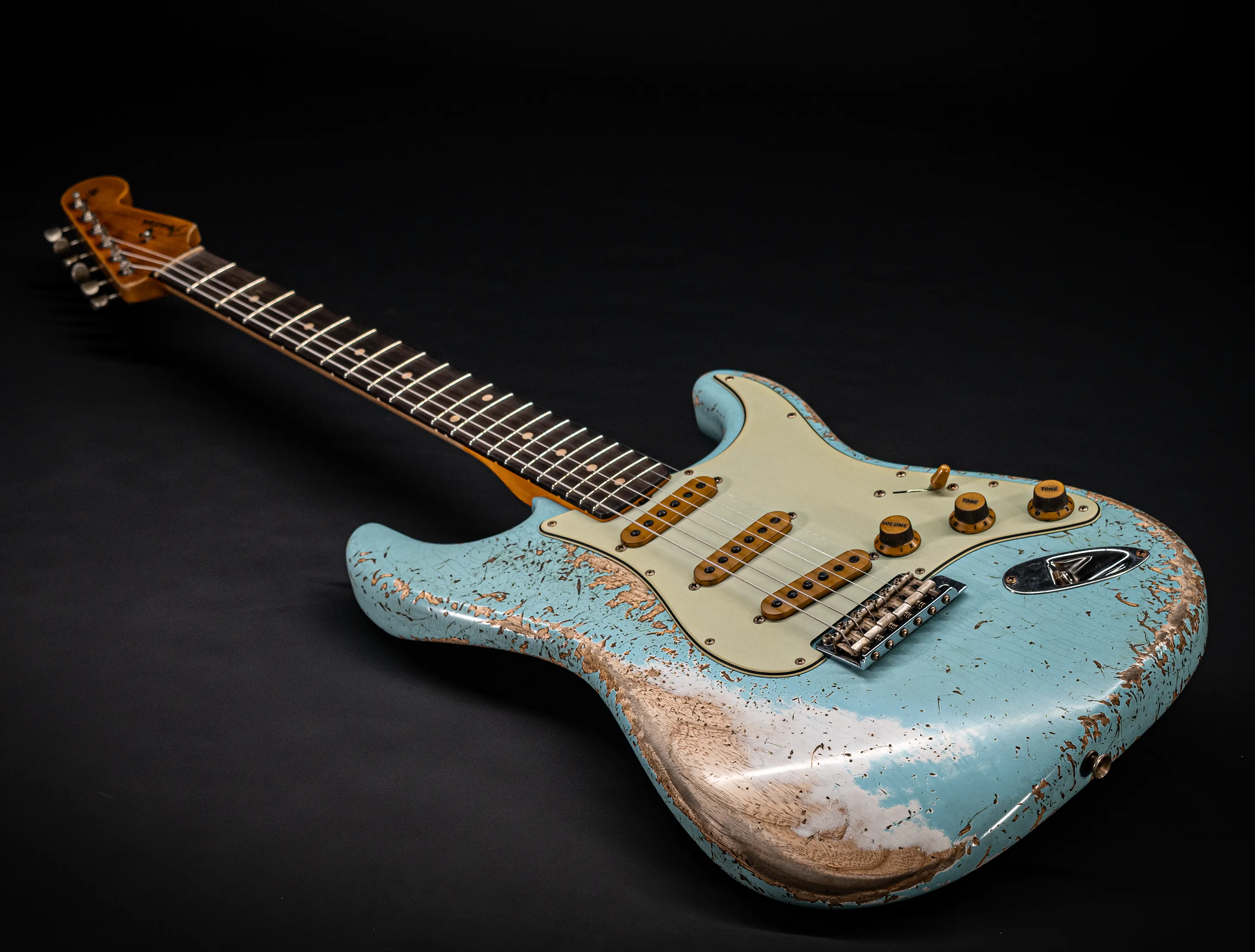 Fender MBD II 1962 Stratocaster MIDAS Super Heavy Relic - ASH Body Daphne Blue