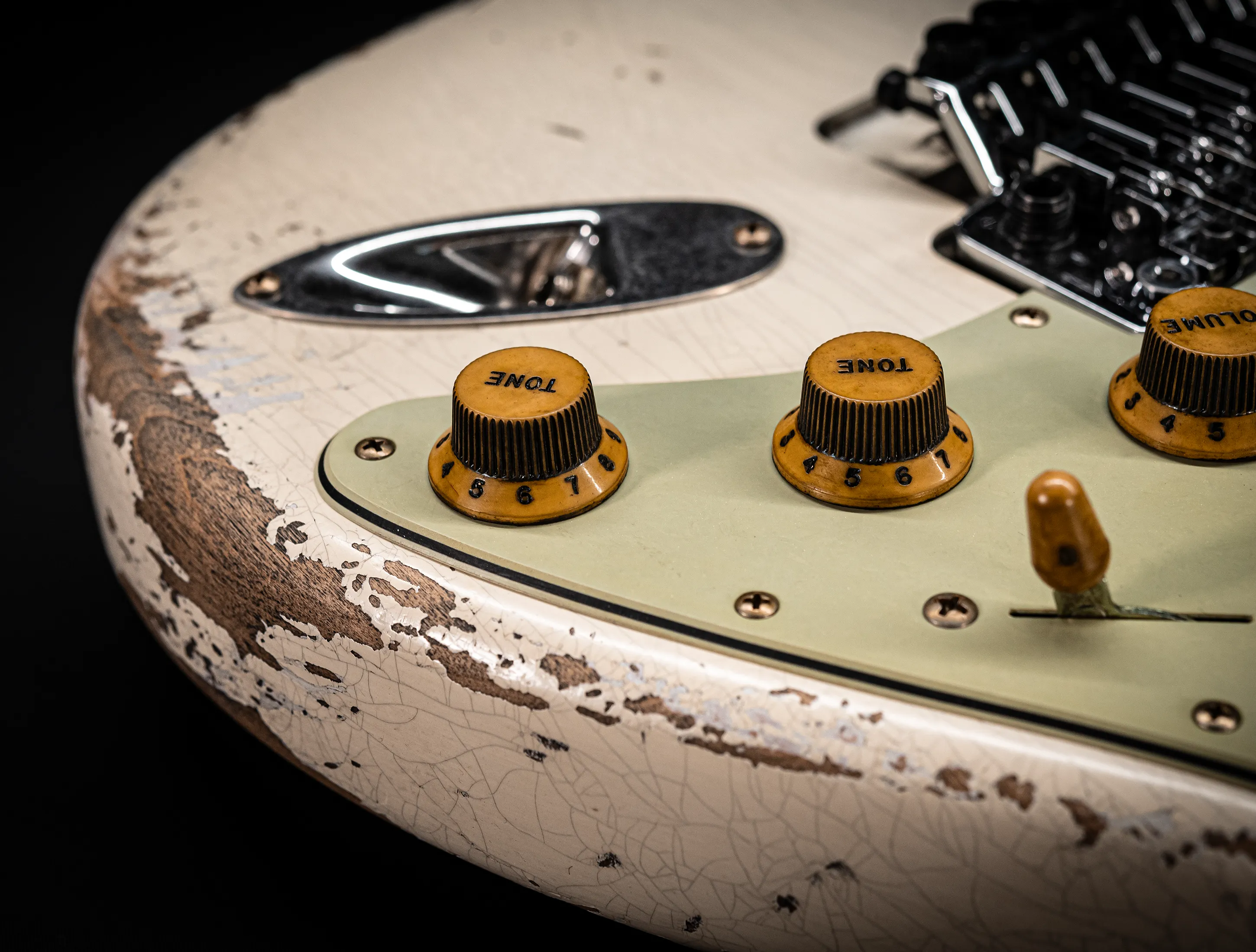 Fender MBD II 1962 FLOYD ROSE Stratocaster MIDAS Super Heavy Relic - Olympic White