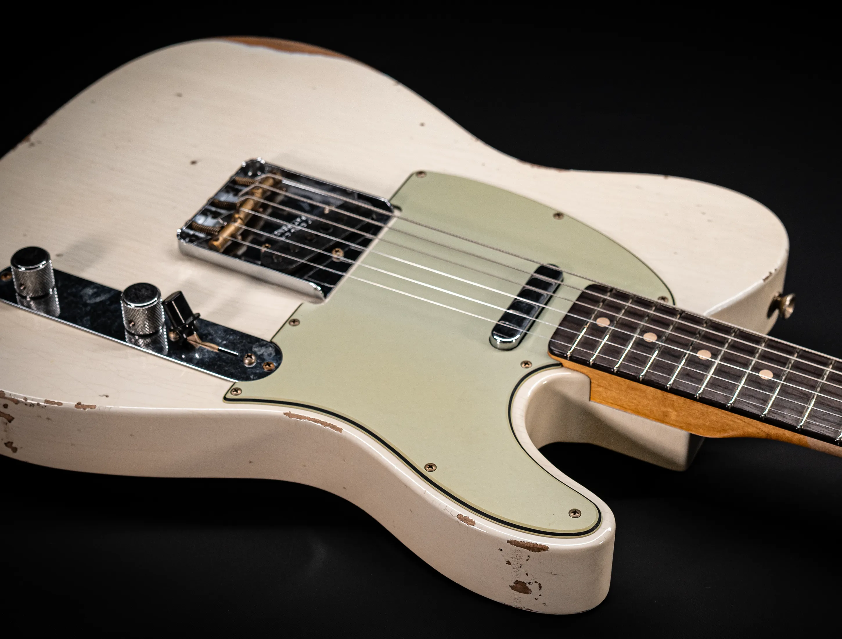 Fender MBD 1963 Telecaster Relic - Olympic White
