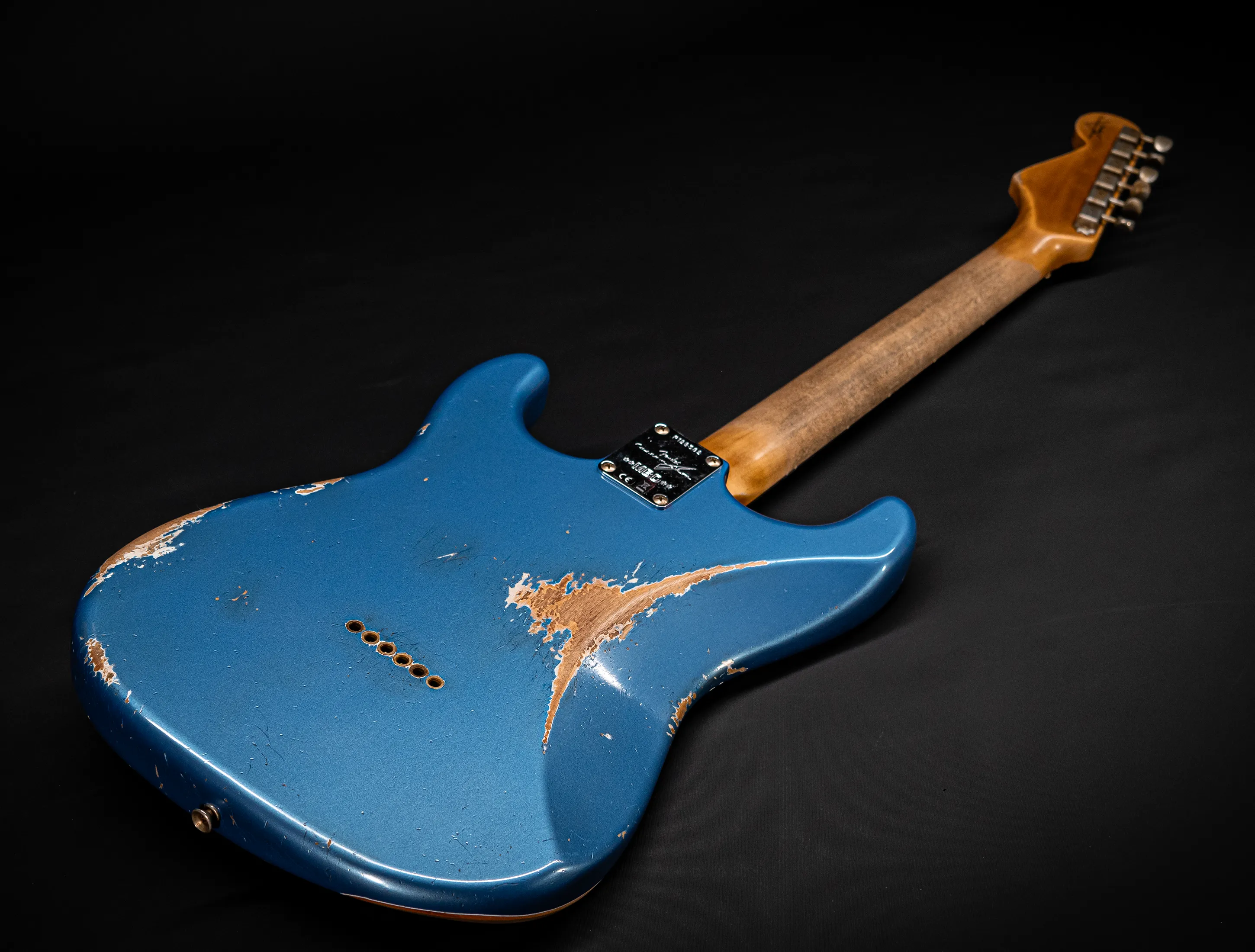 a174391-Fender-MBD-Limited-1963-Hardtail-Stratocaster-Heavy Relic-Lake-Placid-Blue-