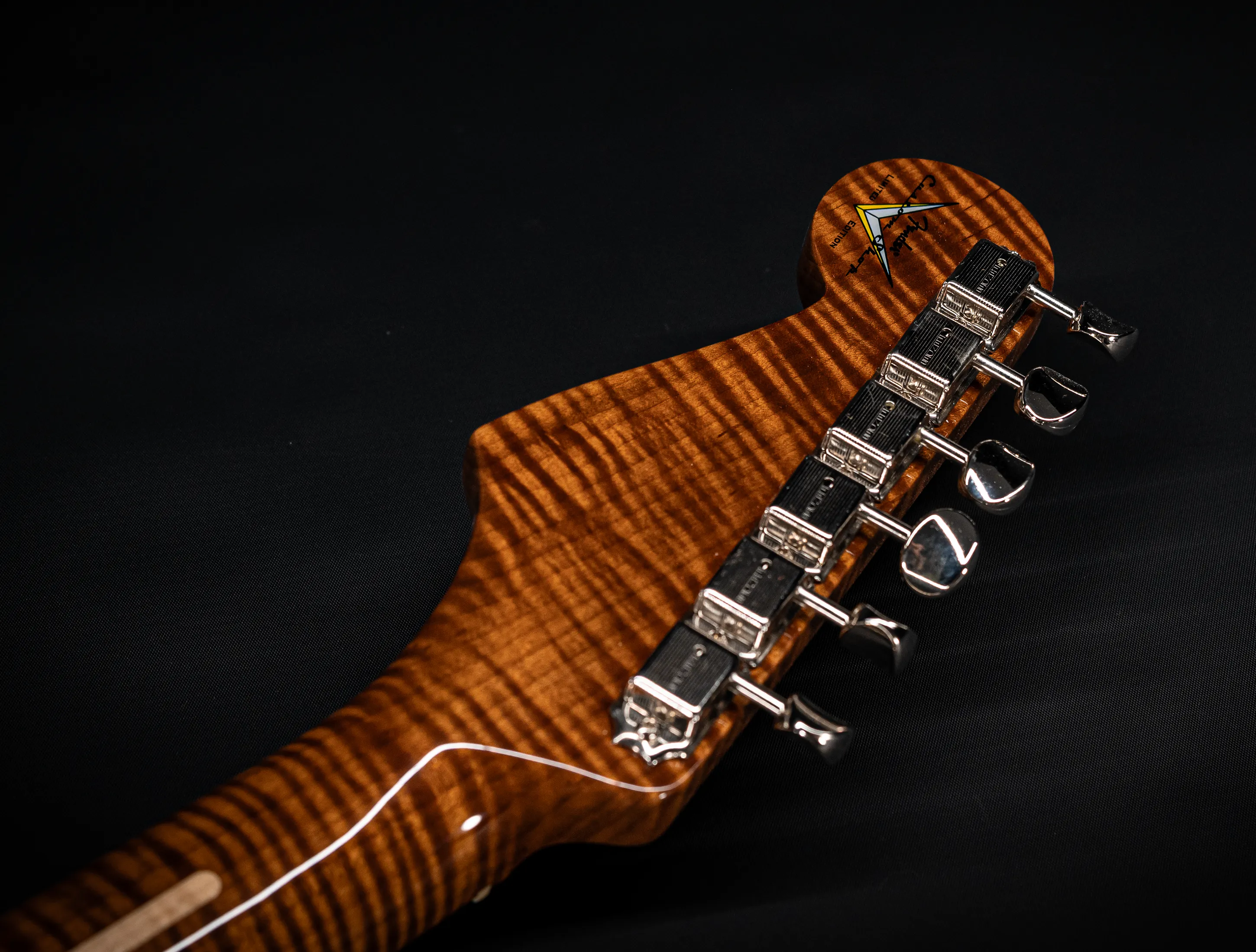 Fender 50`s Limited Stratocaster NOS Mastergrade roasted Flame AAAA Neck - Sea Foam Green