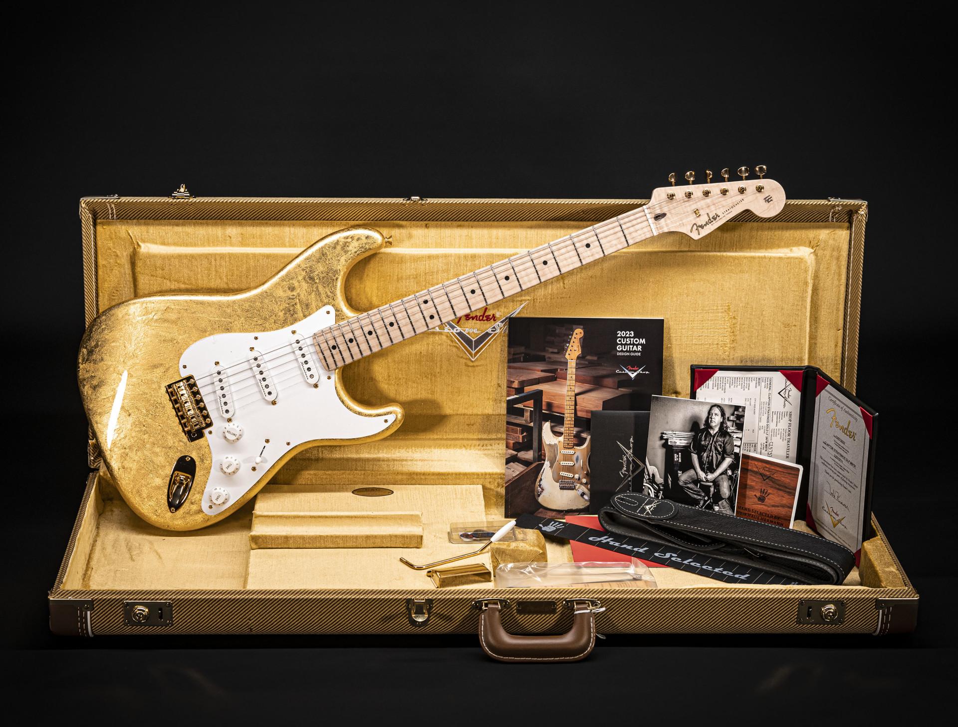 Fender Eric Clapton GOLD LEAF Stratocaster MB Todd Krause